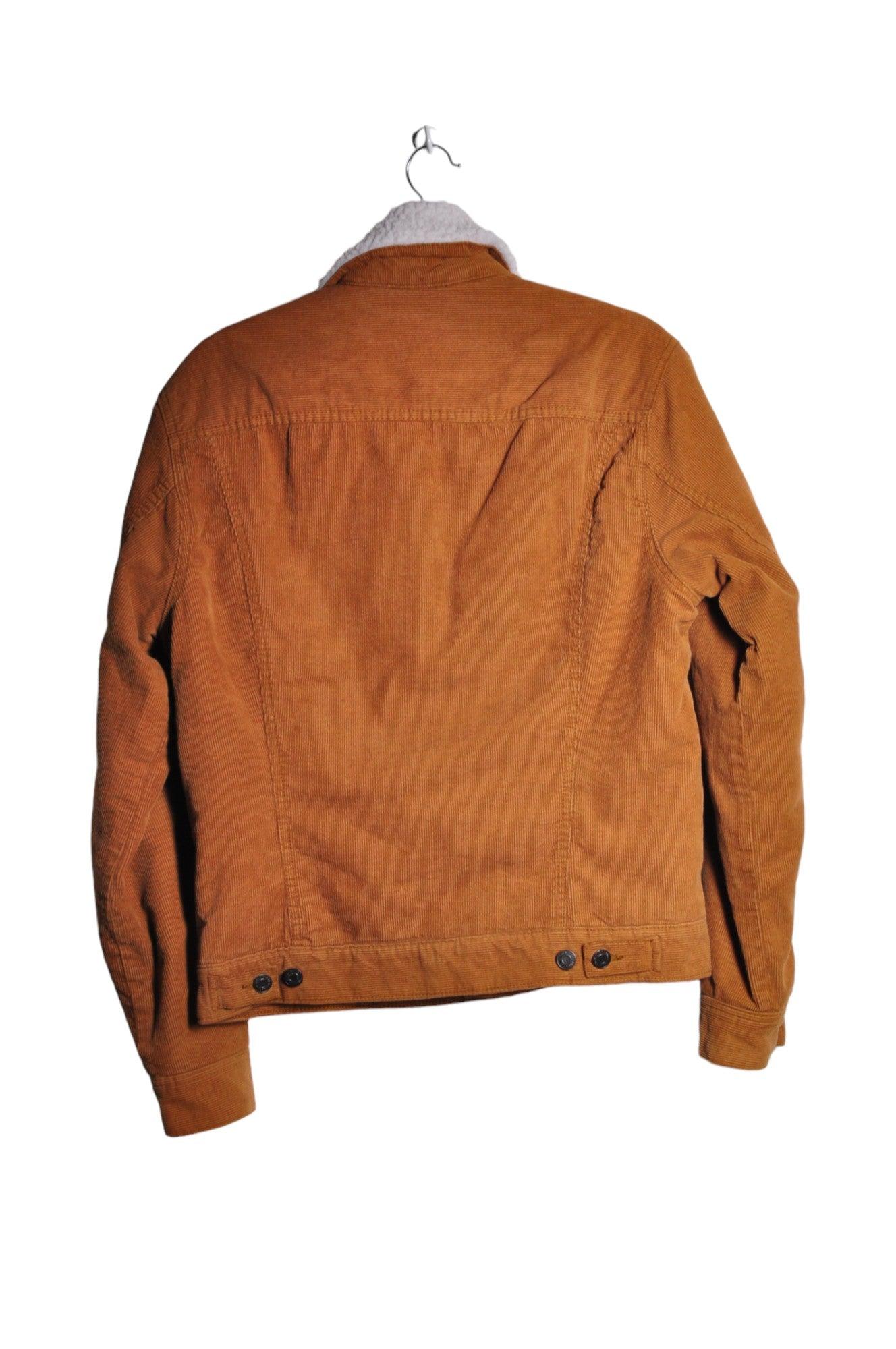 H&M Second Hand Men's Regular Fit Brown Coats - Size S
