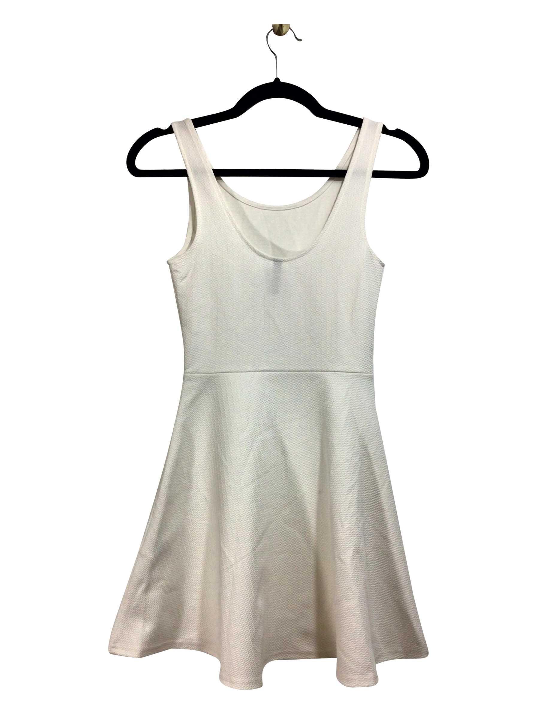 H&M Second-hand Regular Fit White Shift Dress - Size 2