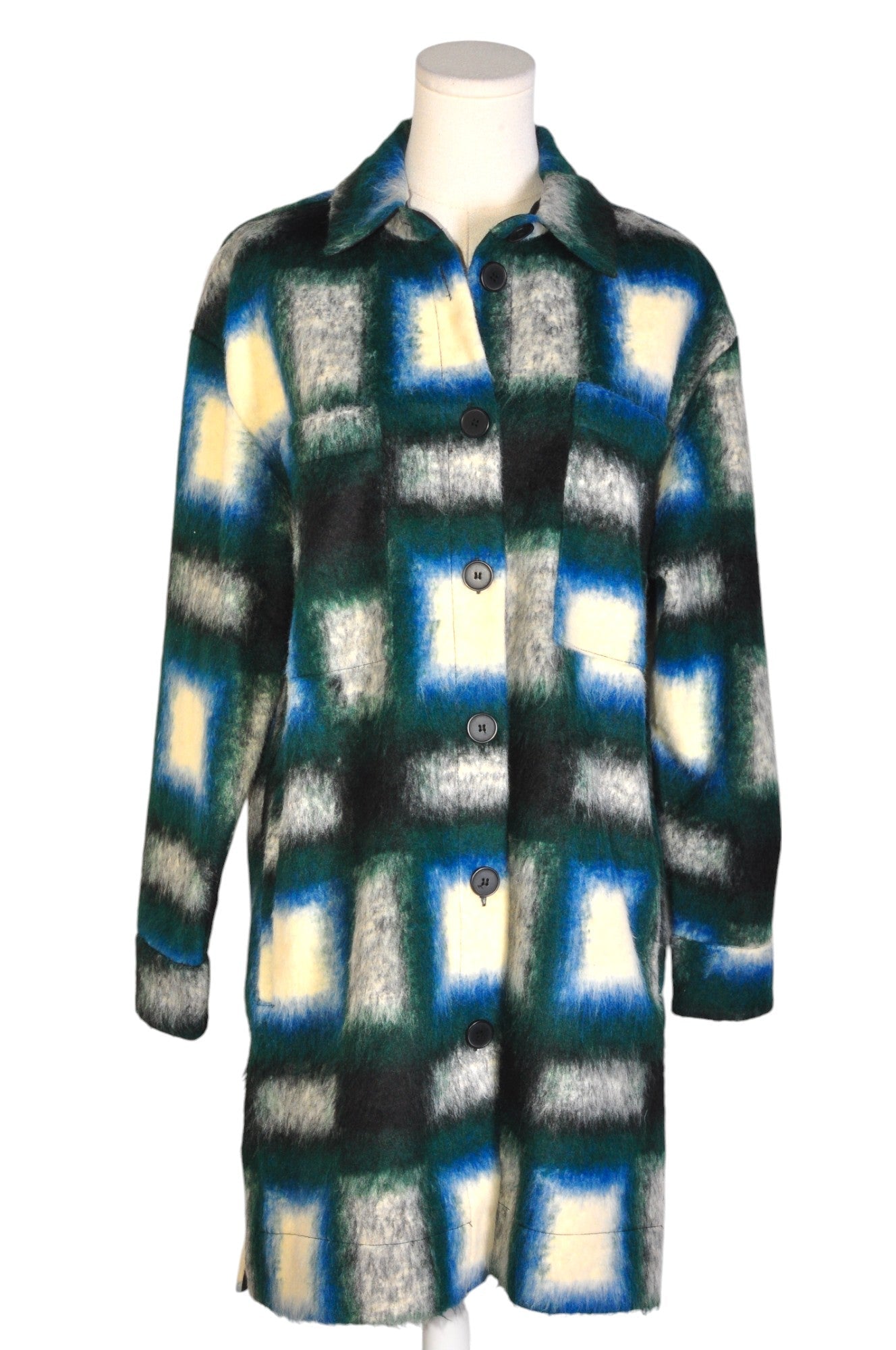 JOIE Stylish Second - Hand Women's Regular Fit Green Coat - Size S