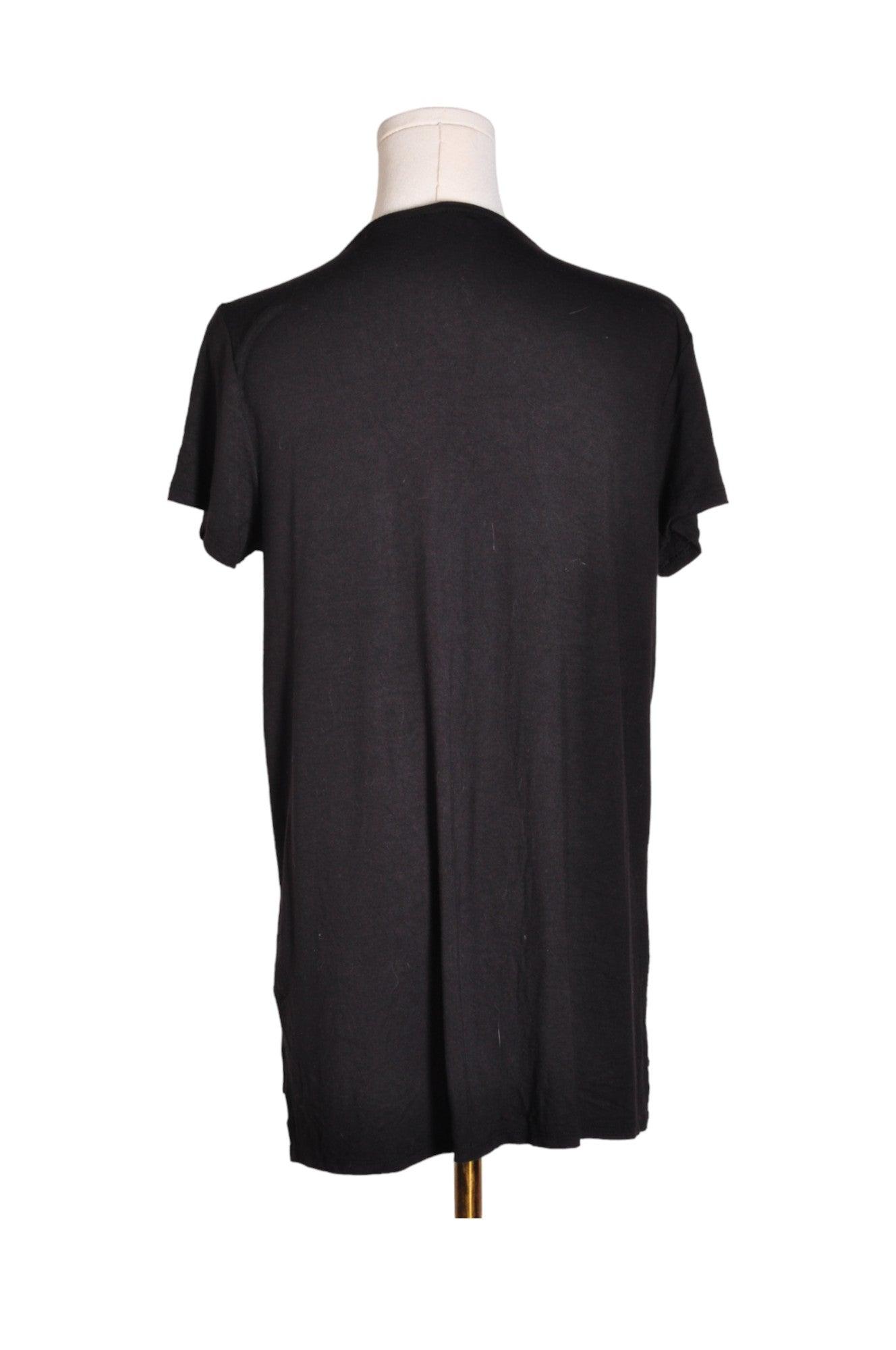 Stylish ROCK & REPUBLIC Black Regular Fit Women's Blouse - Size M