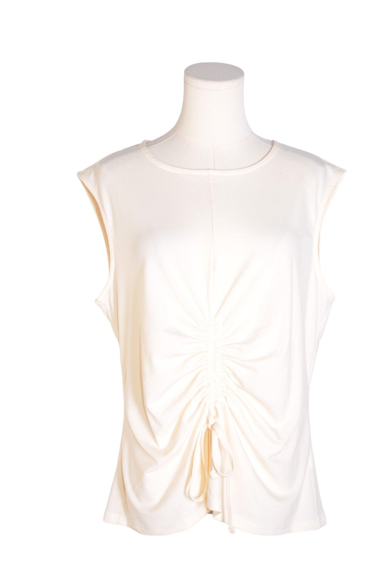 RICKI'S Stylish Regular-Fit White Women's Blouses - Size L