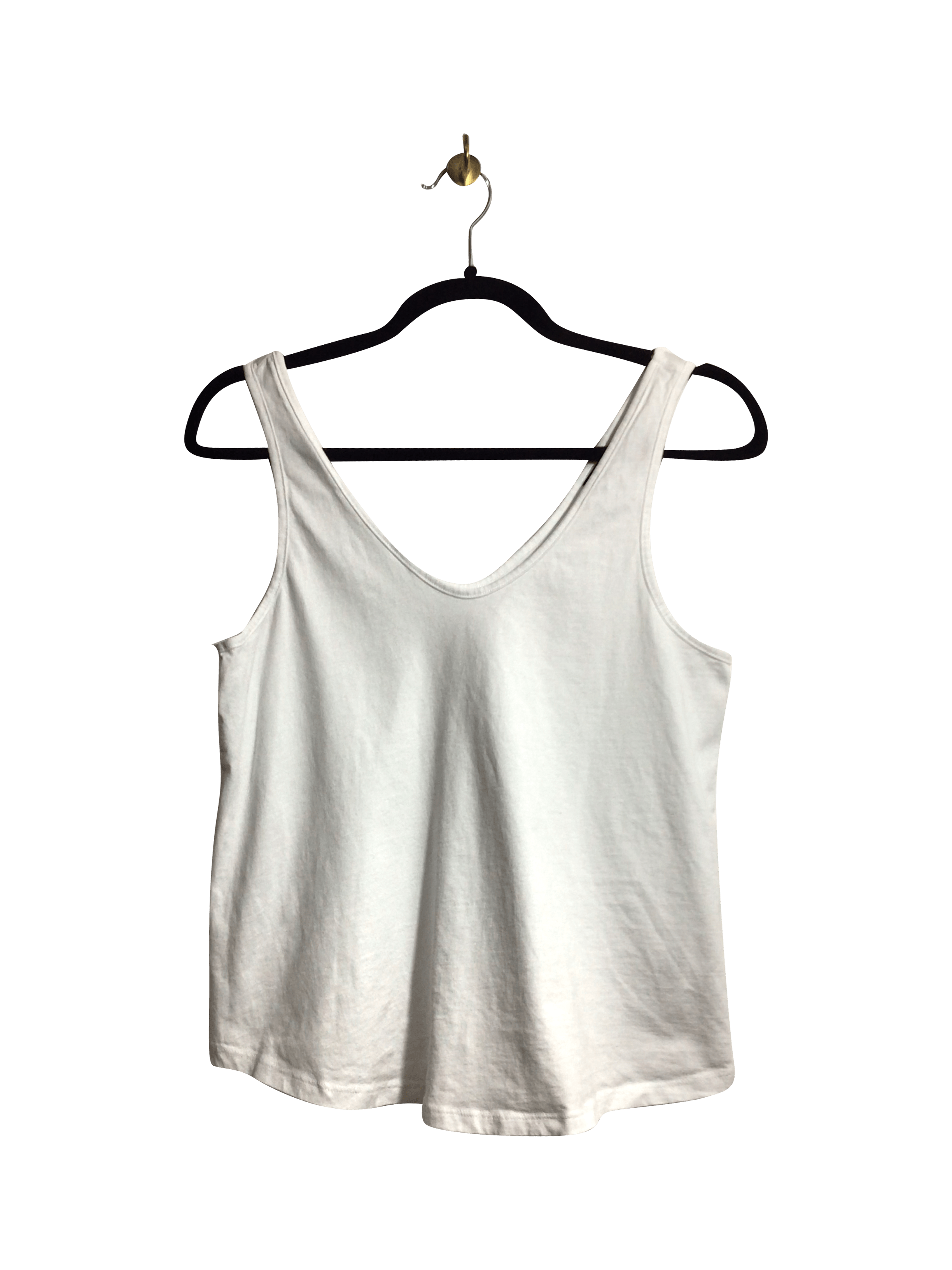 ASOS Women's Stylish Regular-Fit White Tank Tops - Size 4