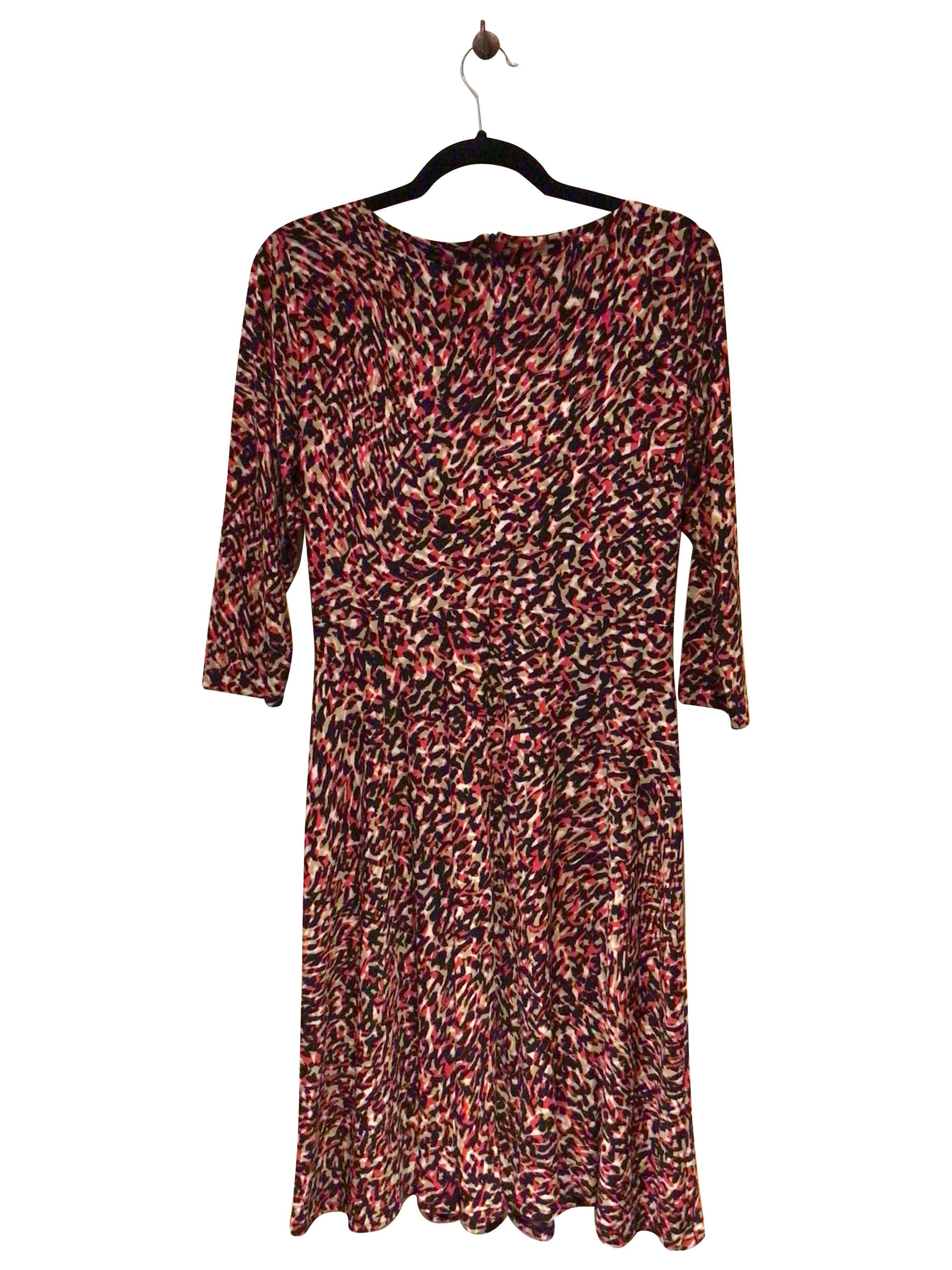 EVAN PICONE Stylish Regular Fit Red Shift Dress - Size 8