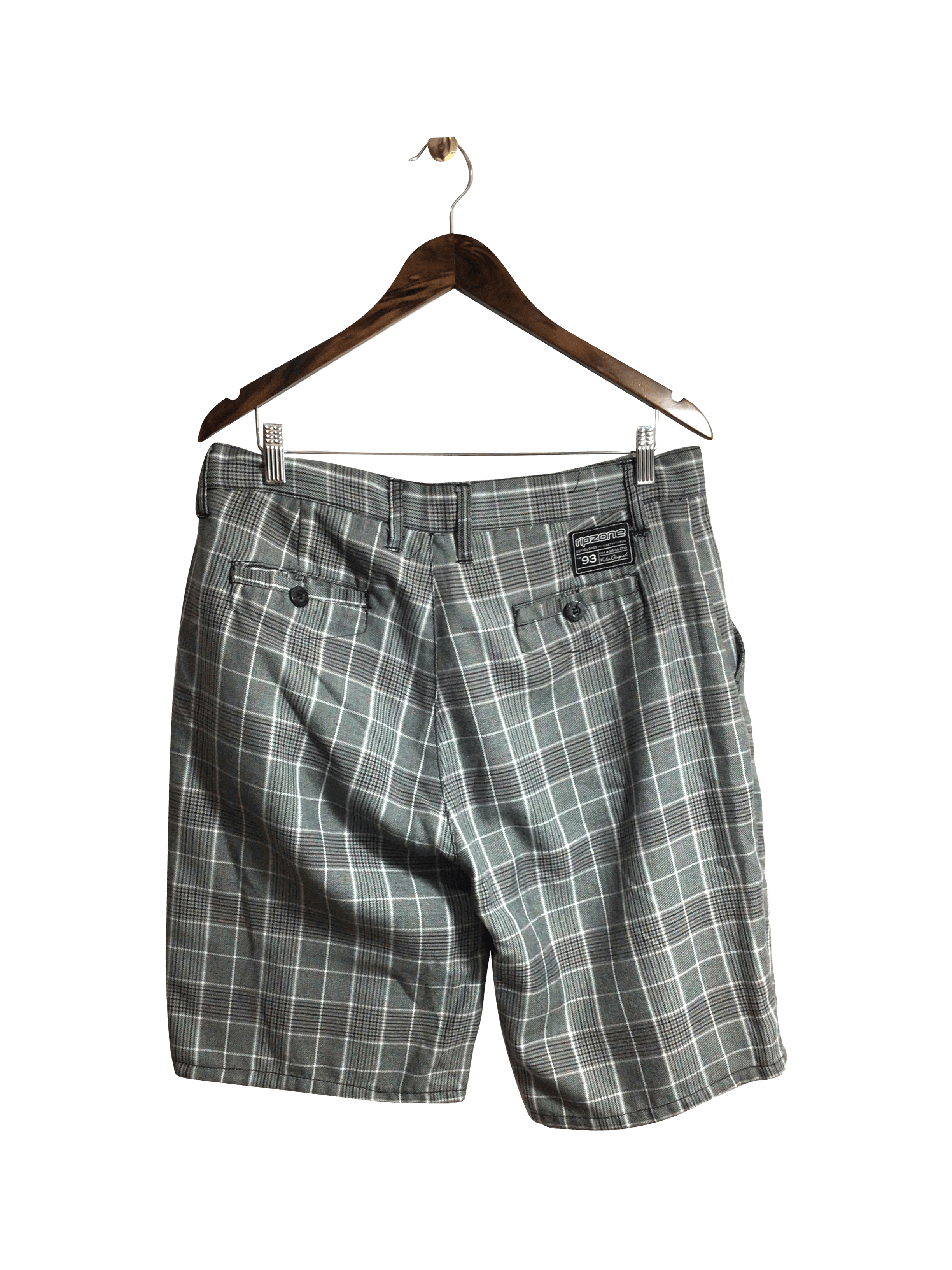Stylish RIPZONE Women's Classic Gray Regular Fit Shorts - Size 34