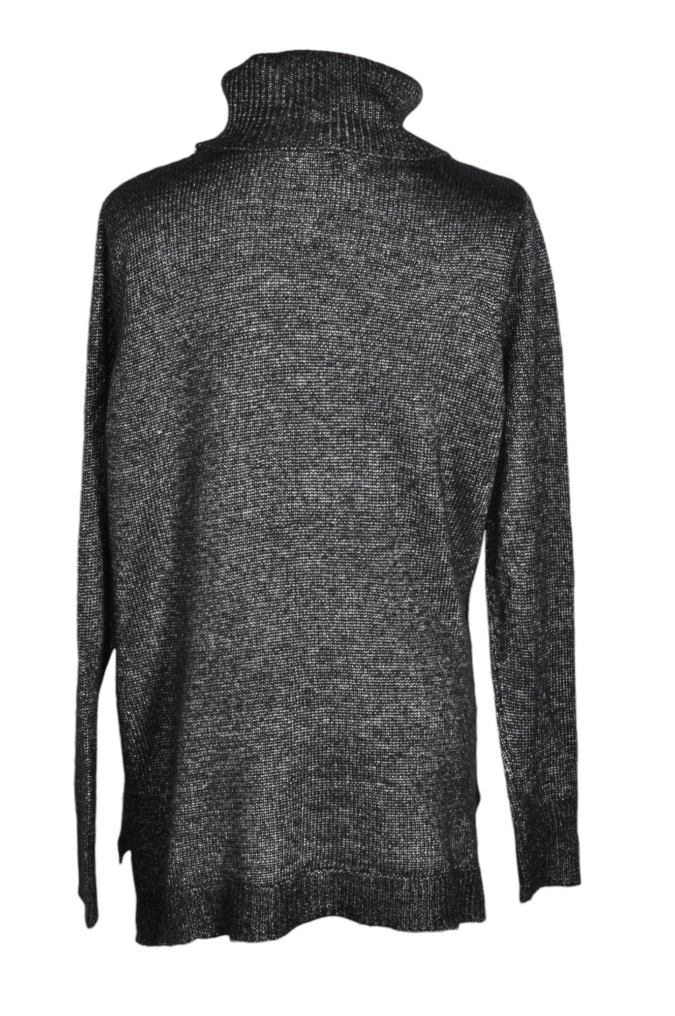 JOE FRESH Stylish Women's Black Turtleneck Tops in Regular Fit - Size L