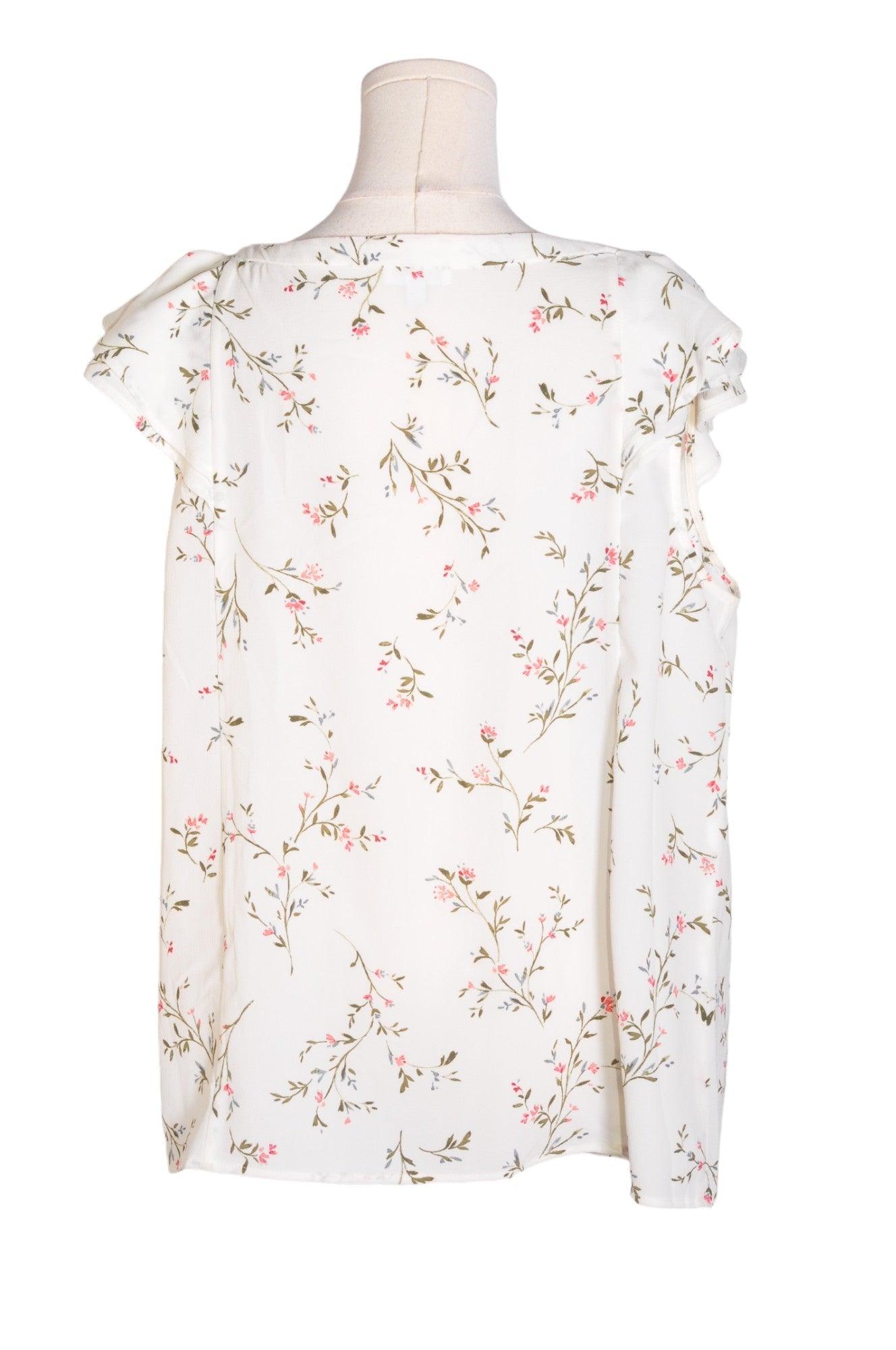 REITMANS Stylish Regular Fit White Women's Blouses - Size XL