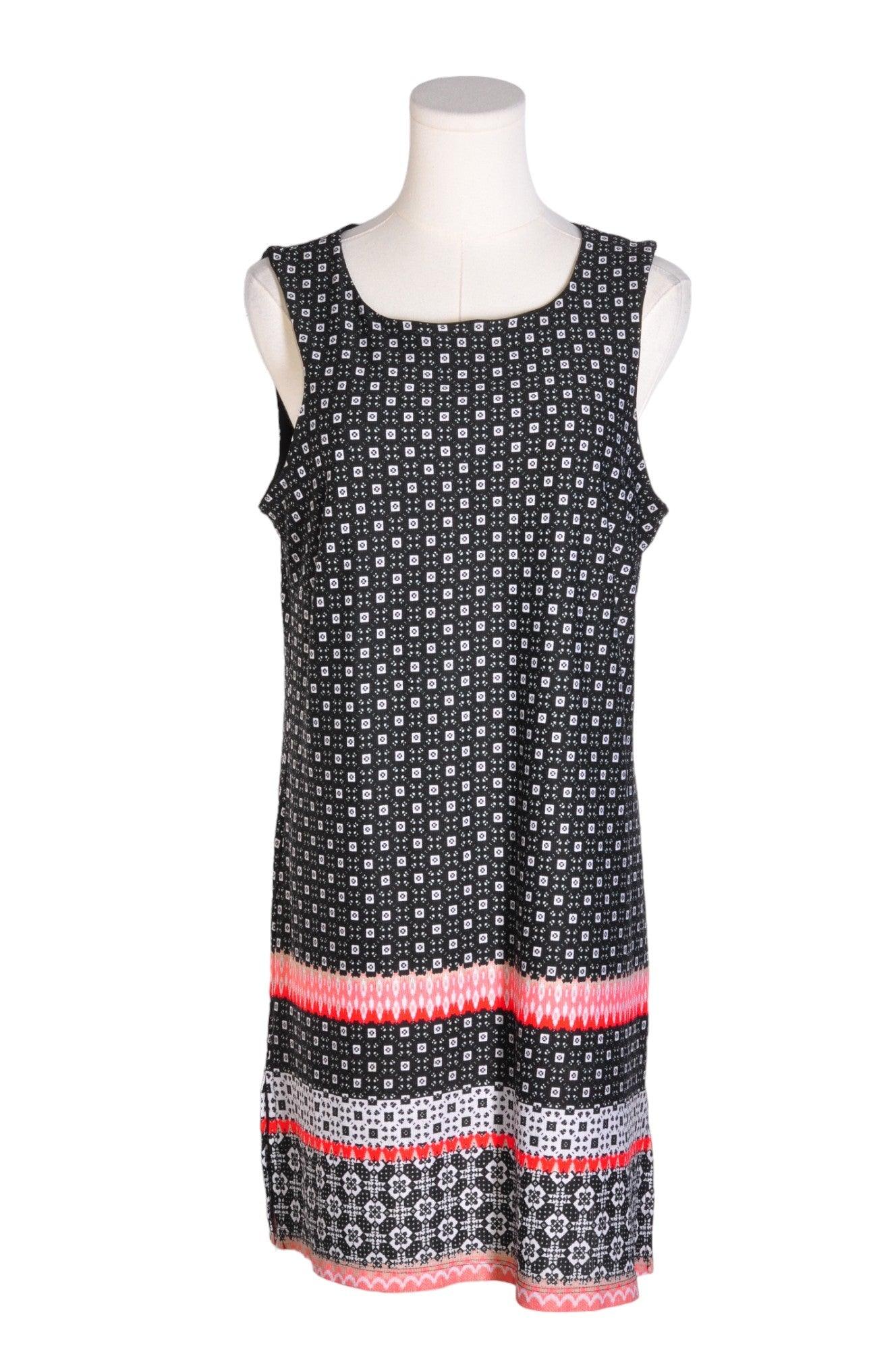 RICKI'S Stylish Women's Black Regular Fit Shift Dress - Size M