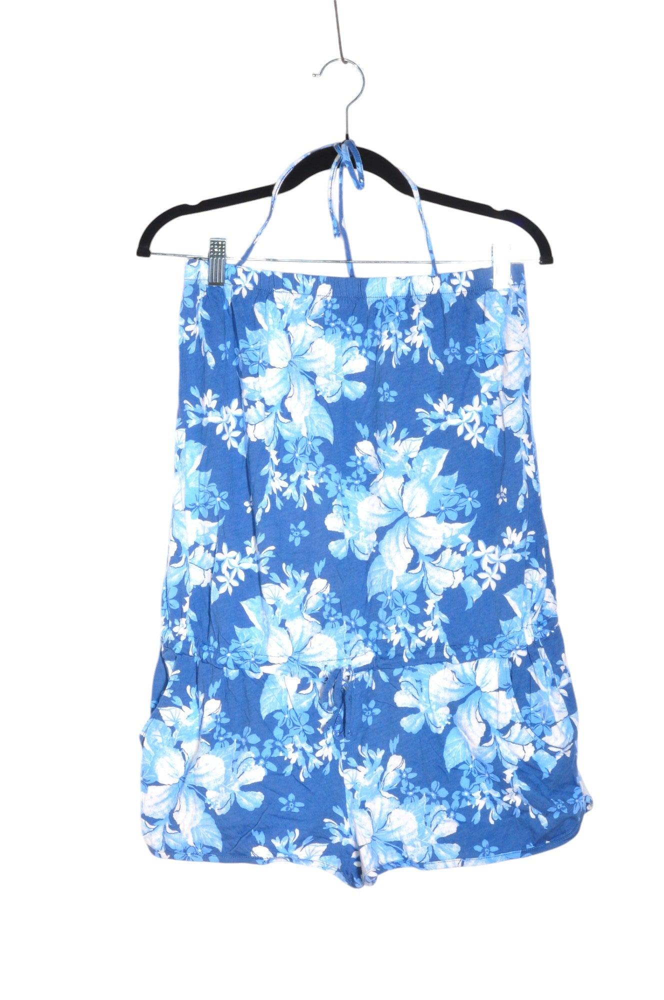 Stylish H&M Women's Blue Regular Fit Casual Knee-Length Skirt - Size M