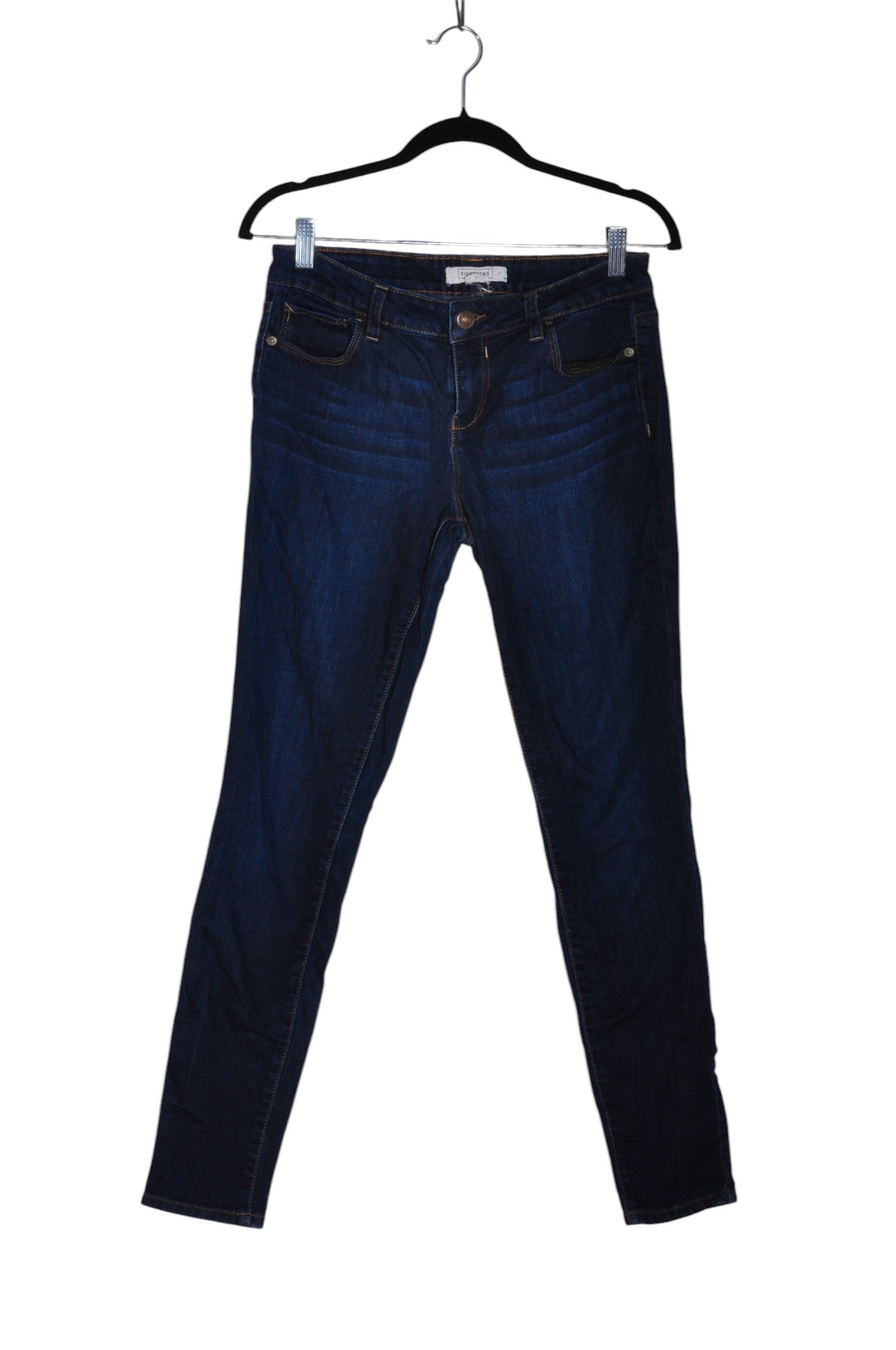 EIGHTY TWO Blue Regular-Fit Women's Size 7 Straight-Legged Second-Hand Jeans