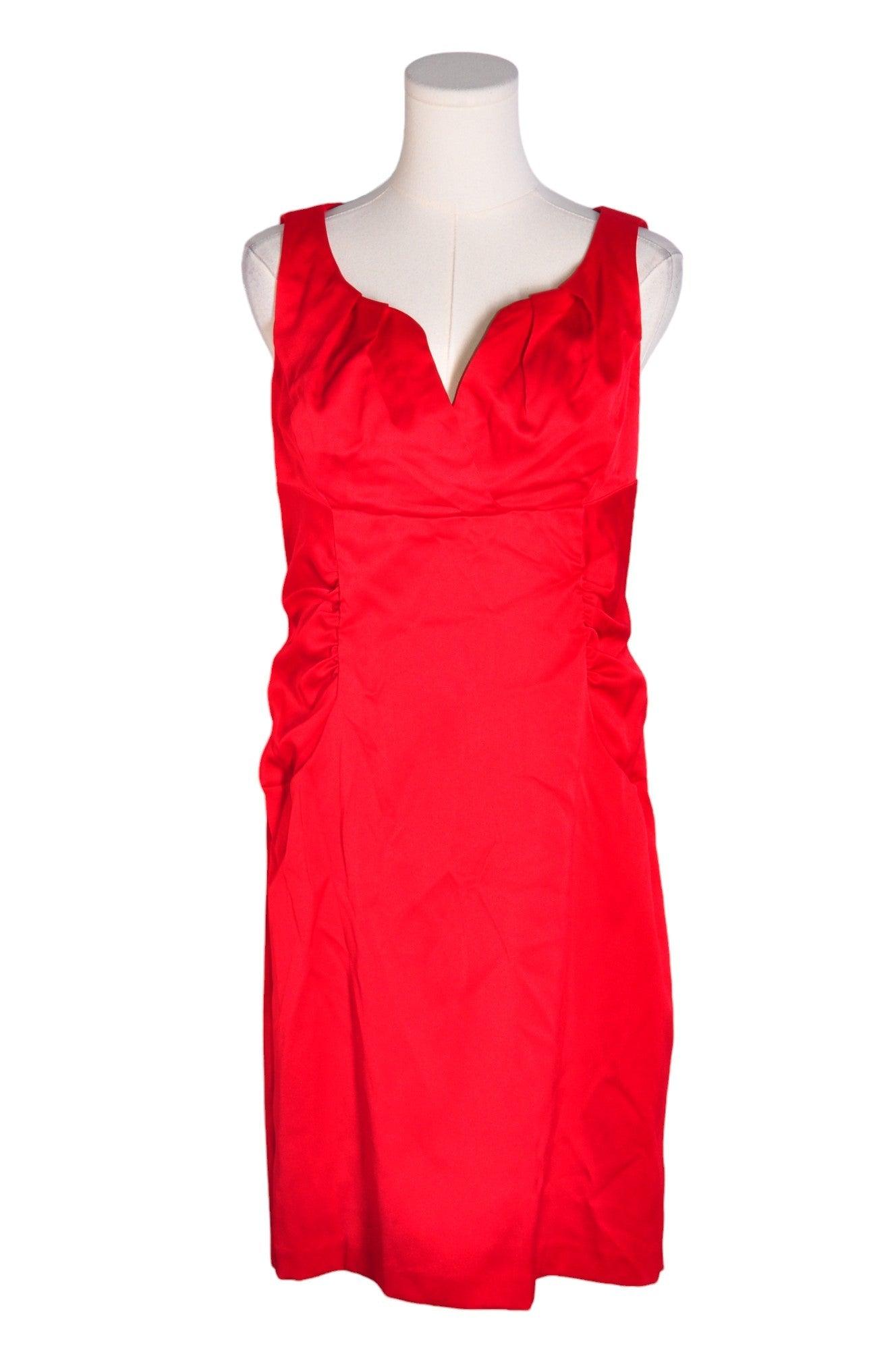 RONNI NICOLE Stylish Women's Red Regular Fit Sheath Dress - Size 10