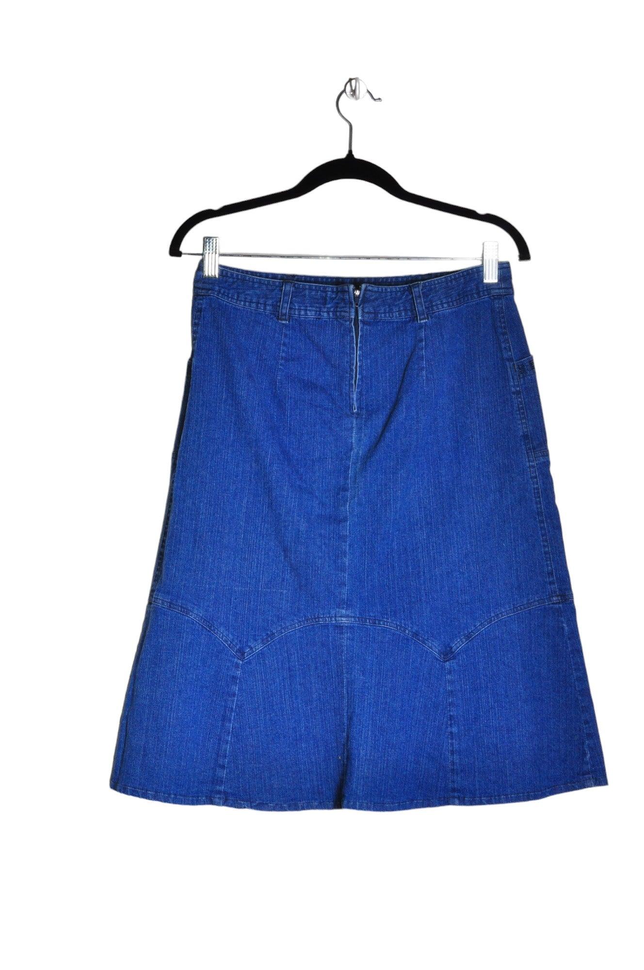 JESSICA Blue Regular Fit Women's Denim Skirt - Size 4