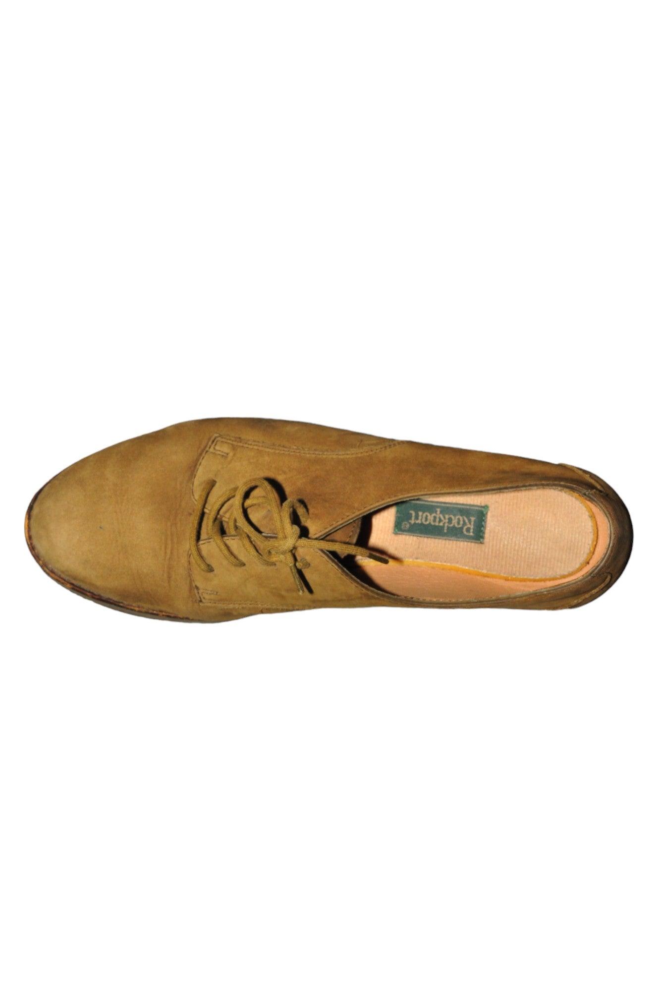 ROCKPORT Stylish Men's Brown Regular Fit Flat Shoes - Size 8