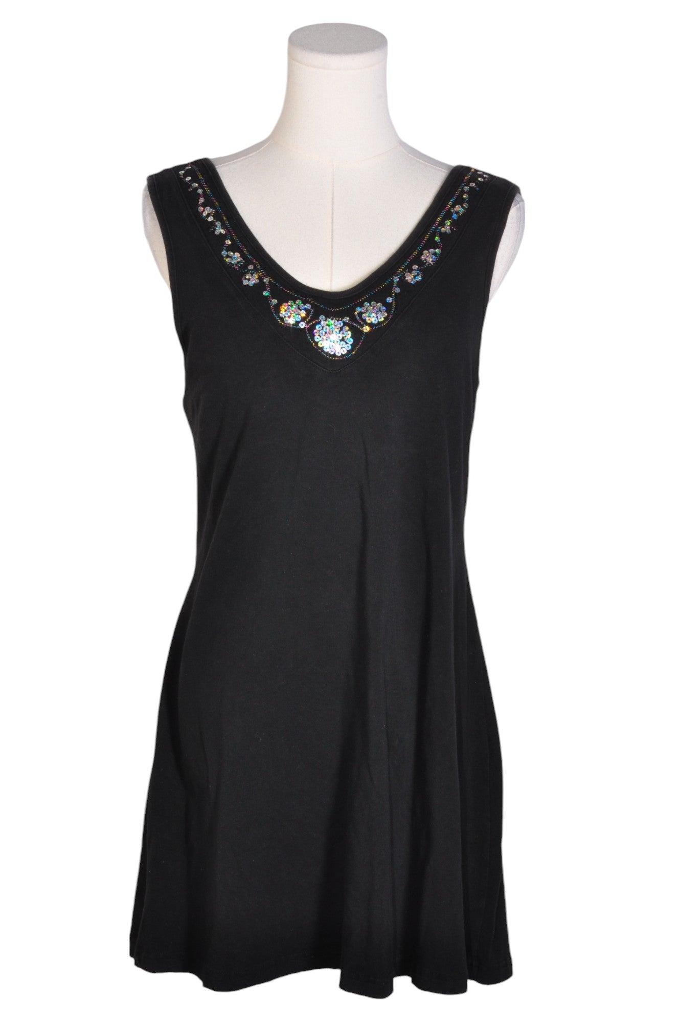 Stylish JESSICA Women's Regular Fit Black Sheath Dress - Size 12