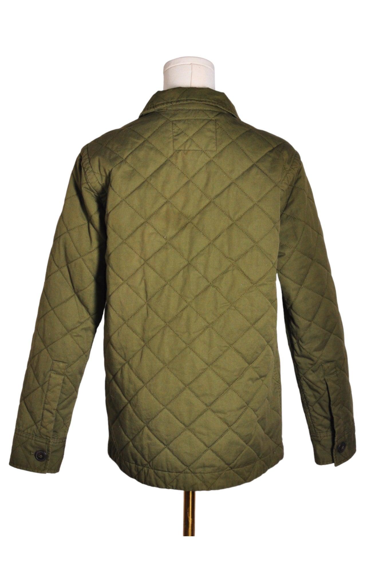 ROOTS Women's Green Regular-Fit Cotton Coat - XS