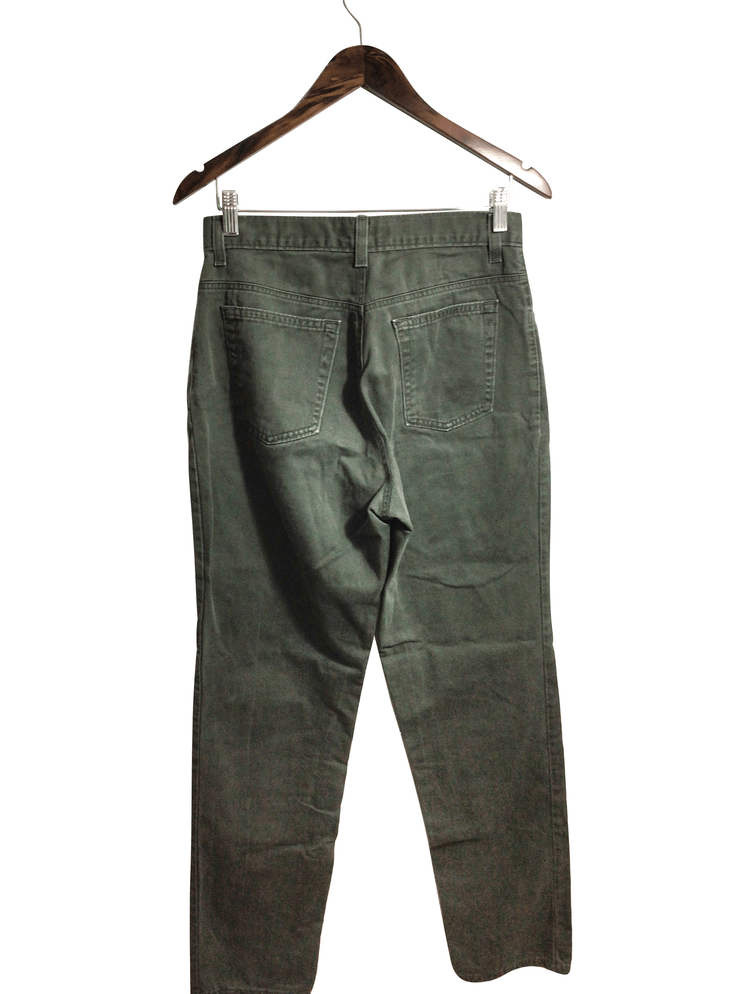 JONES NEW YORK Stylish Women's Green Regular Fit Straight-Legged Jeans - Size 8
