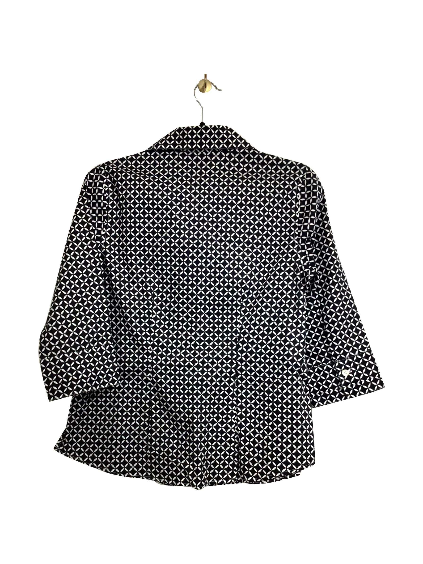 GOLD LABEL Classic Regular Fit Black Blouse - Size 4