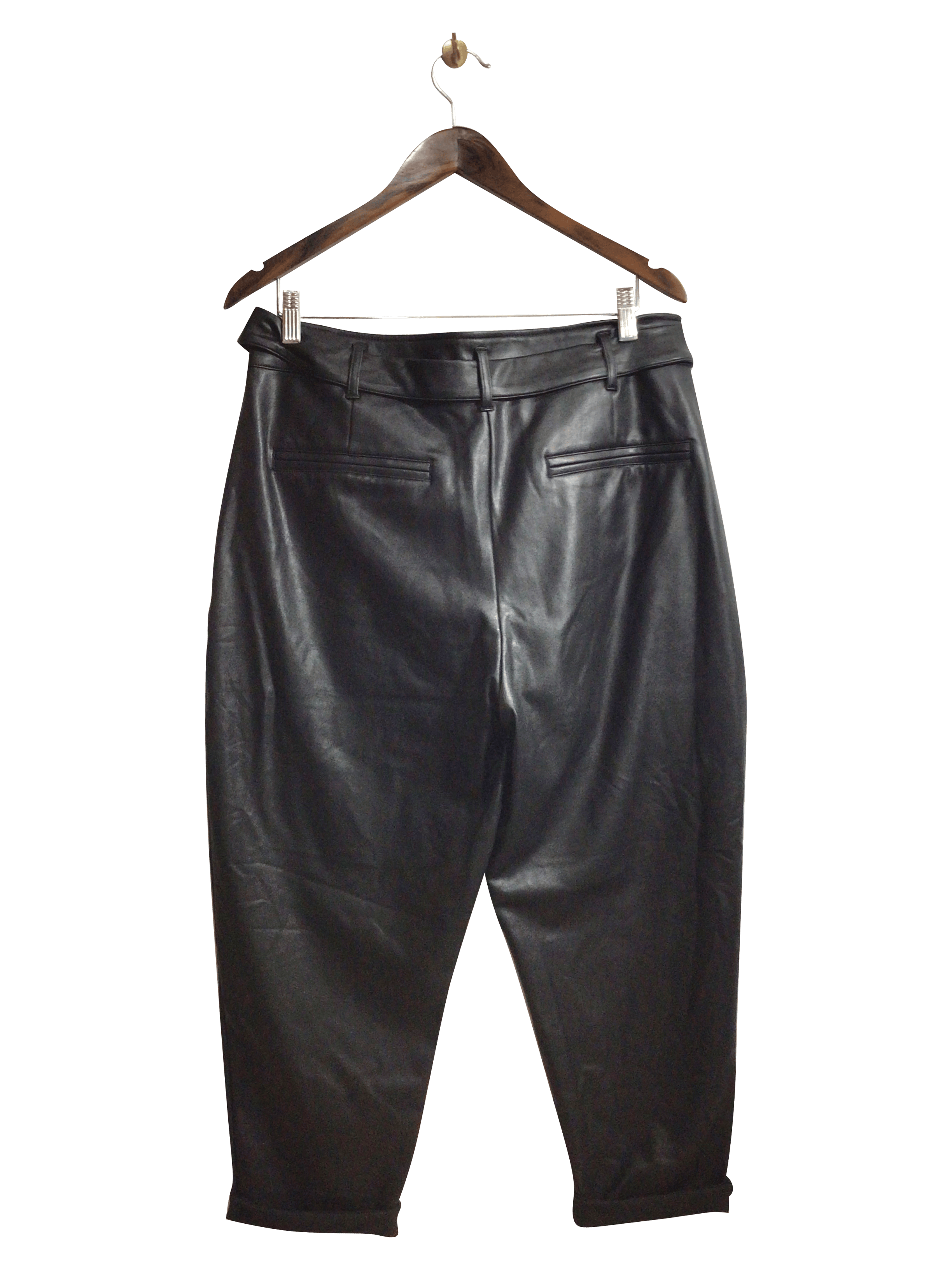 REITMANS Stylish Women's Black Regular Fit Capri Pants - Size 12