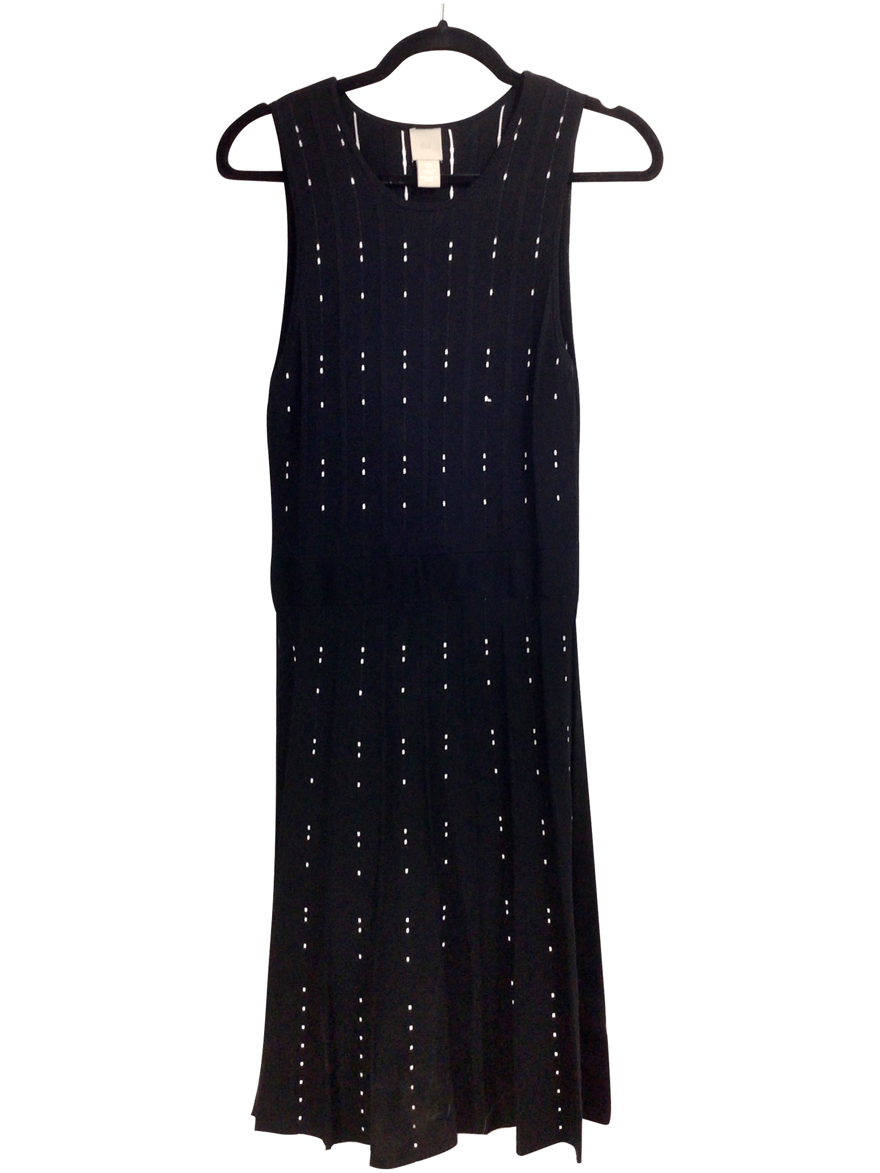 H&M Black Regular Fit Second-Hand Maxi Dress - Size S