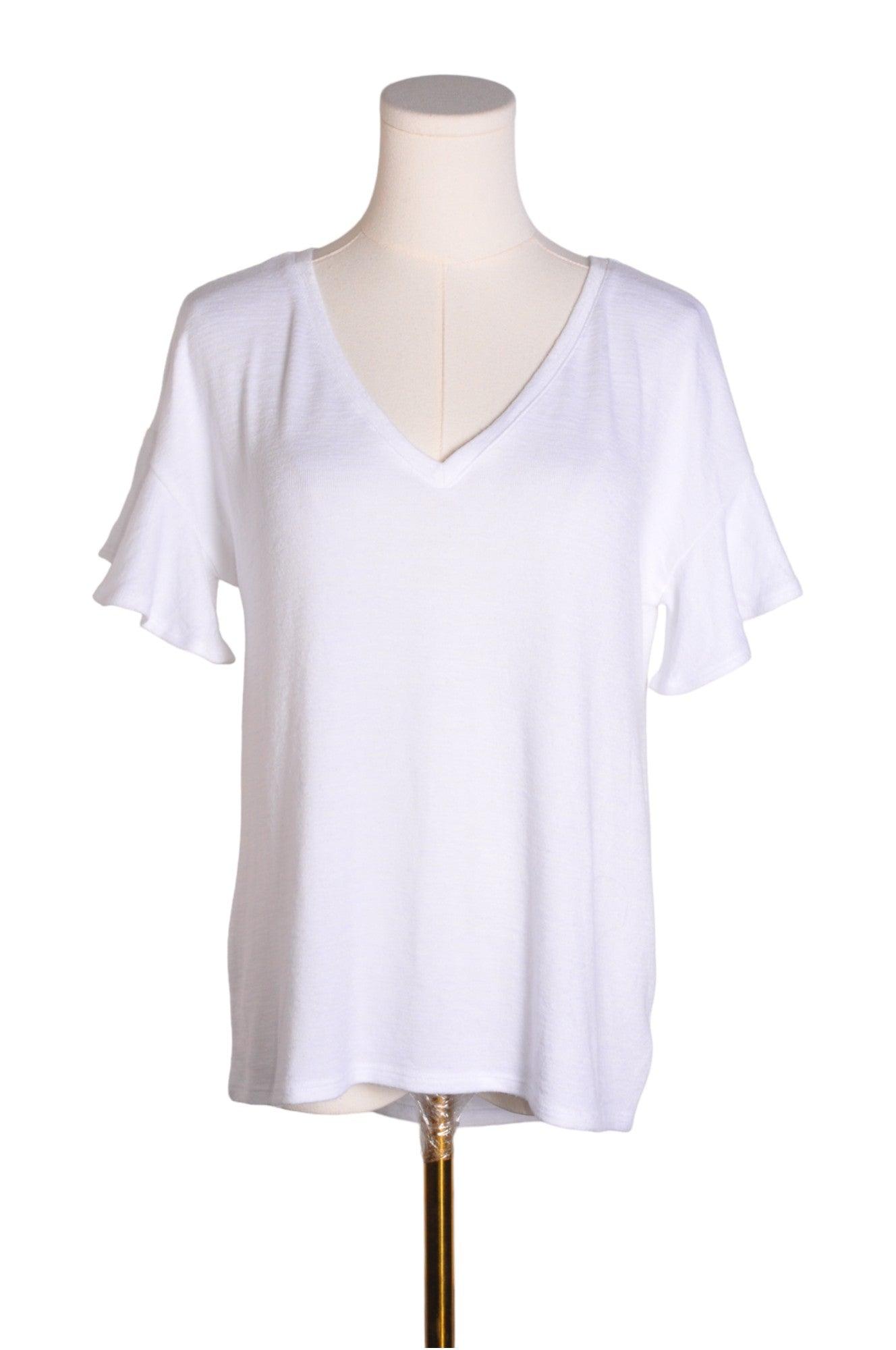A NEW DAY Stylish Women's White Regular Fit T-Shirts - Size S