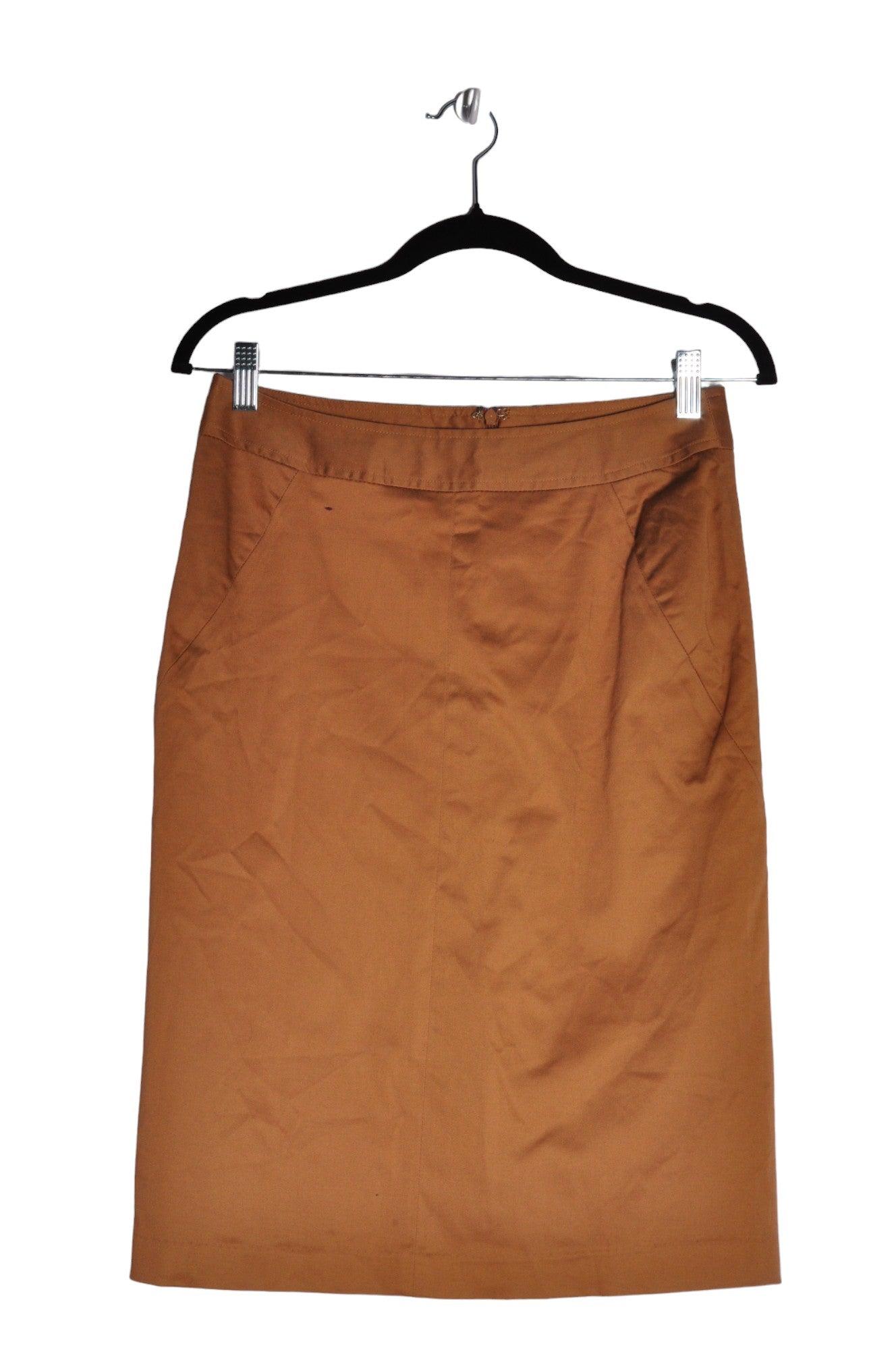 JESSICA Stylish Women's Regular Fit Brown Pencil Skirt - Size 4