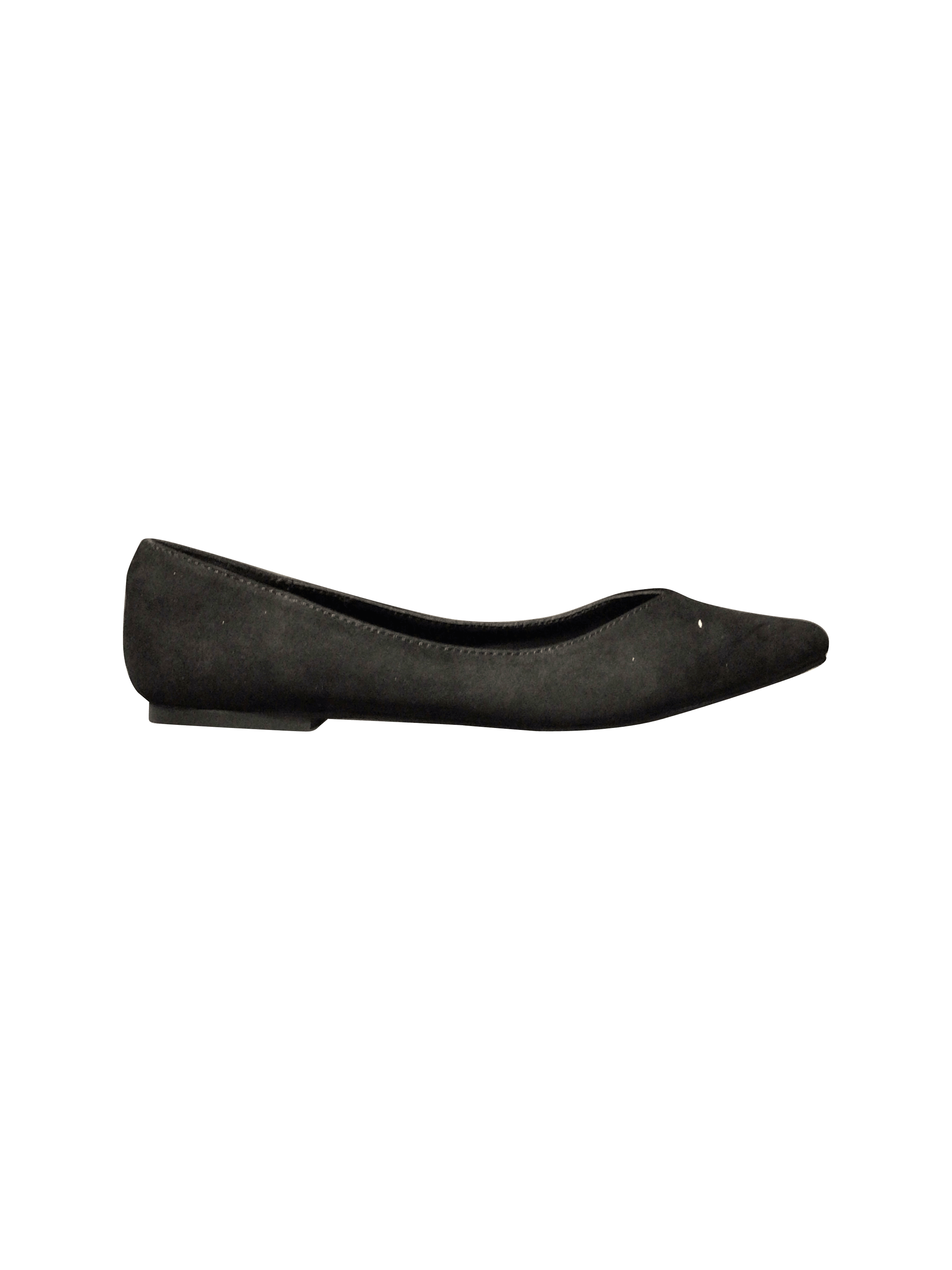 Stylish JF Women's Regular Fit Black Flat Shoes - Size 11