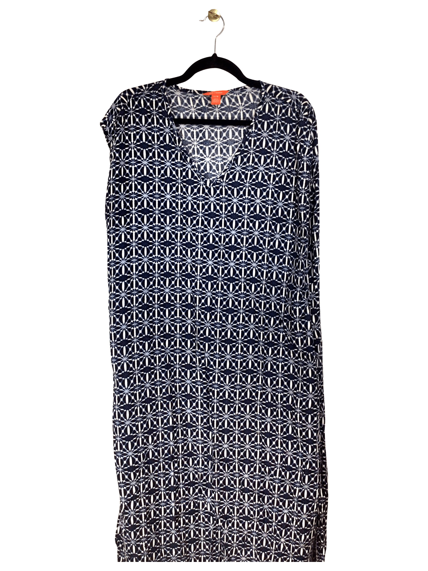 JOE FRESH Stylish Regular Fit Blue Maxi Dress - Size L