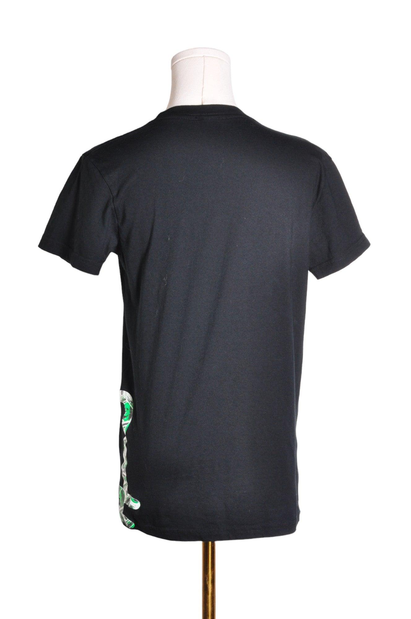 Stylish Second-Hand BLACK Regular Fit Women's T-Shirts - Size L