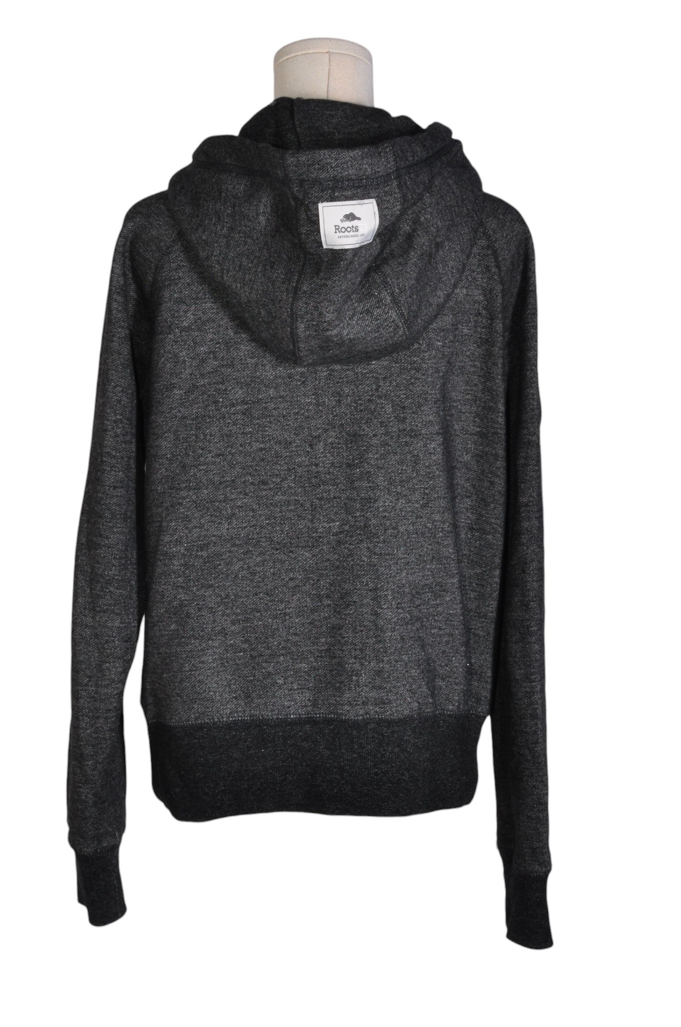 ROOTS Stylish Women's Gray Regular-fit Sweatshirt - Size L