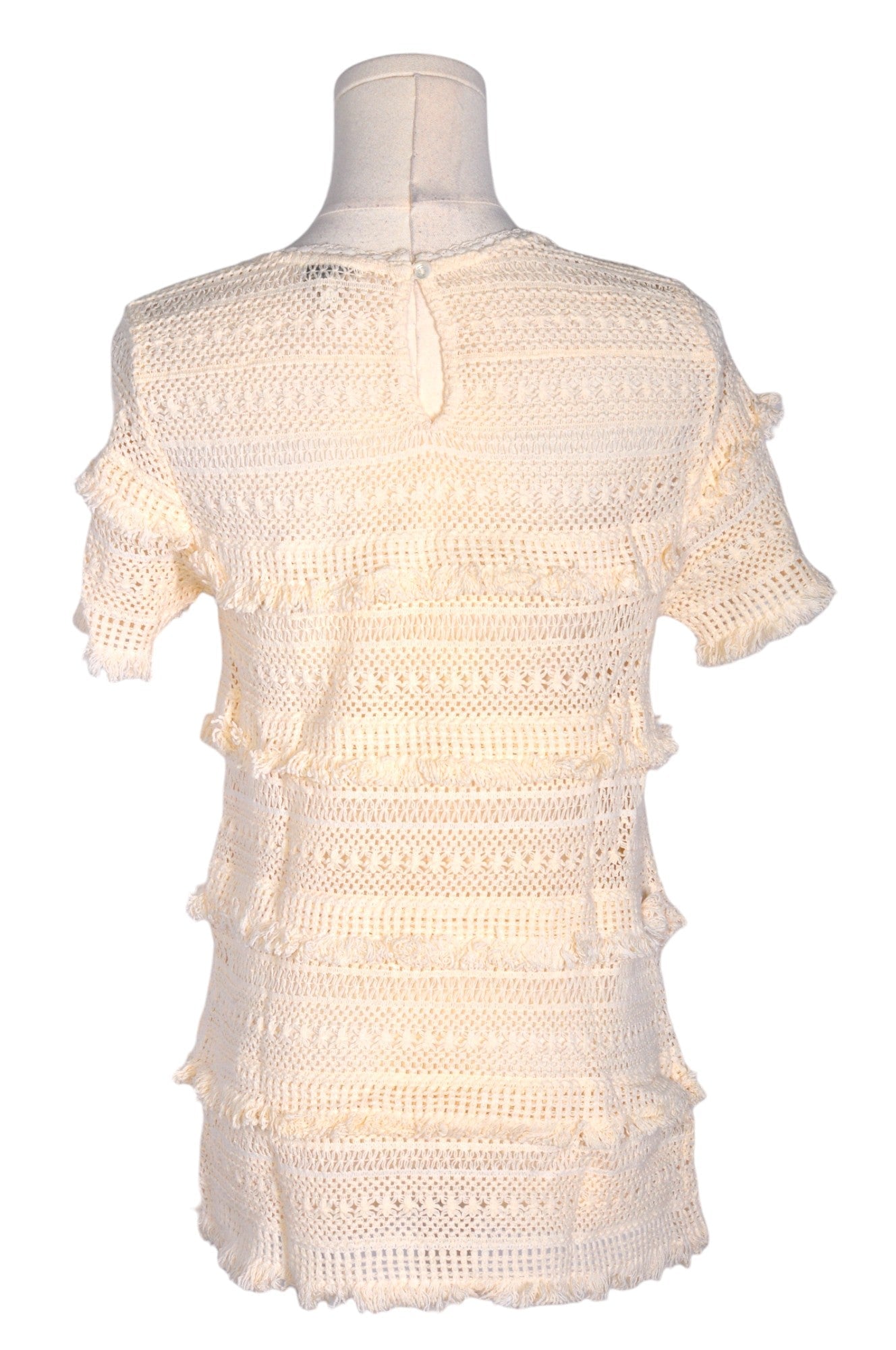 JOIE Stylish Beige Regular - fit Women's Blouse in Size S