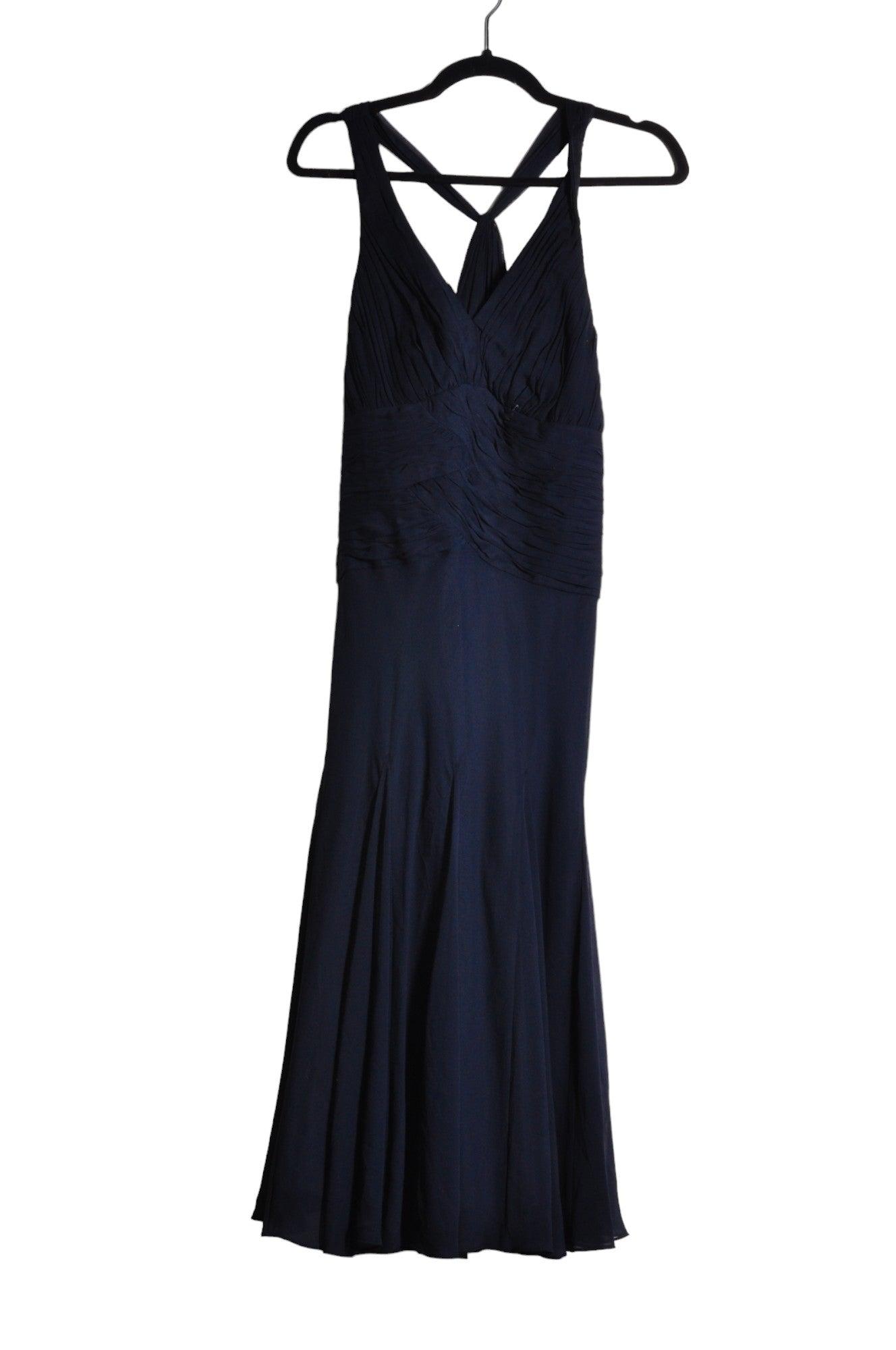 JONES NEW YORK Stylish Women's Blue Maxi Dress - Regular Fit, Size 4