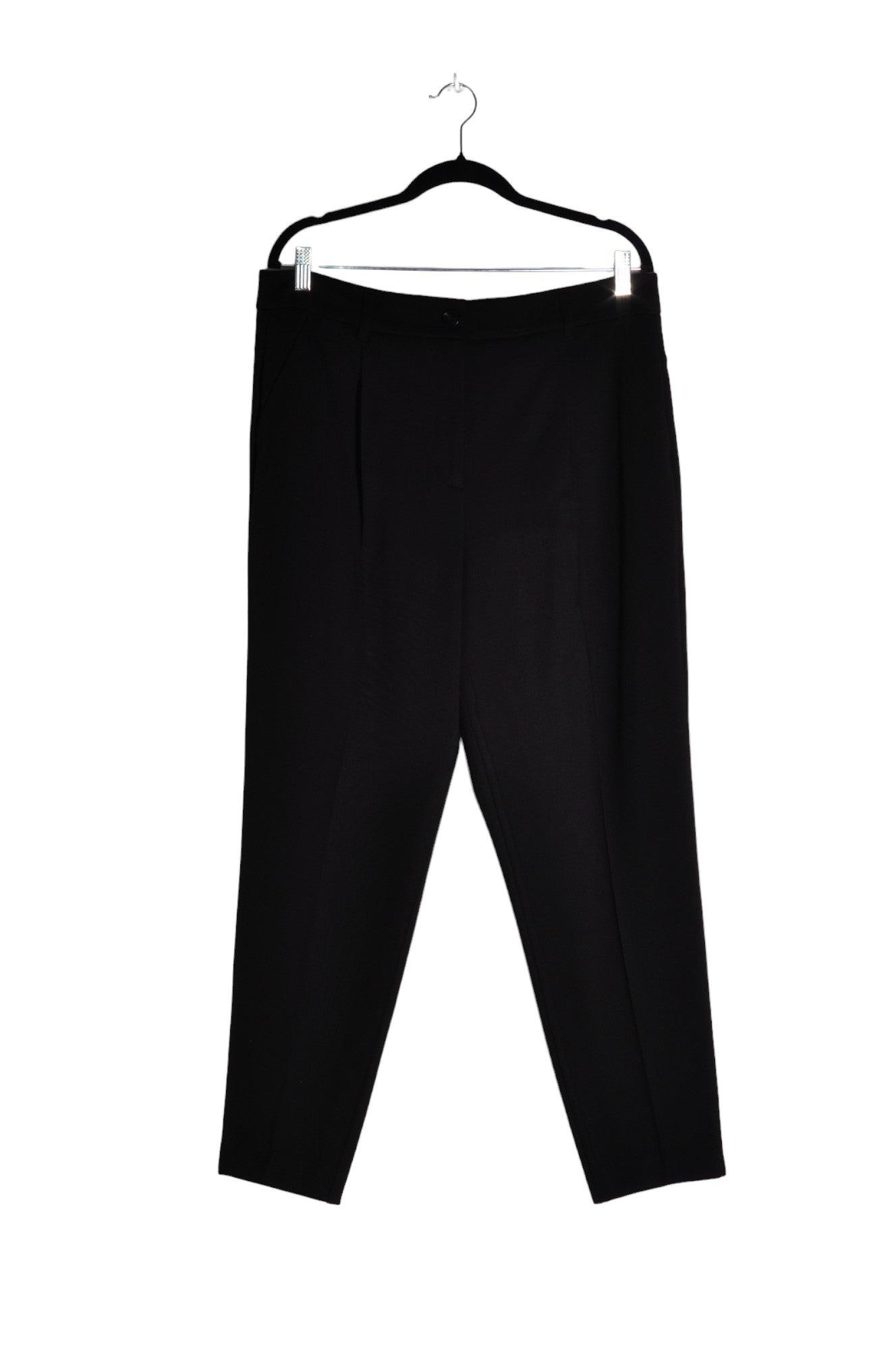 REITMANS Stylish Women's Regular Fit Black Work Pants - Size 16