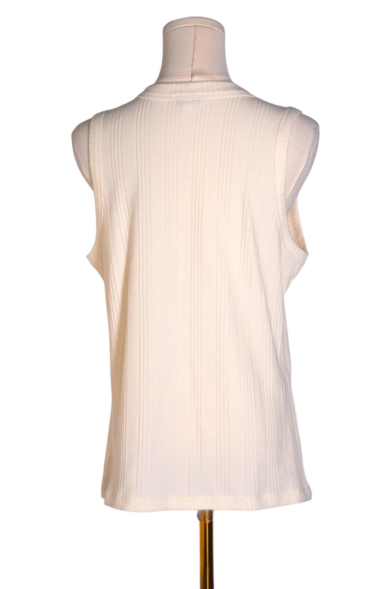 REITMANS Stylish Women's White Regular Fit Tank Tops - Size L
