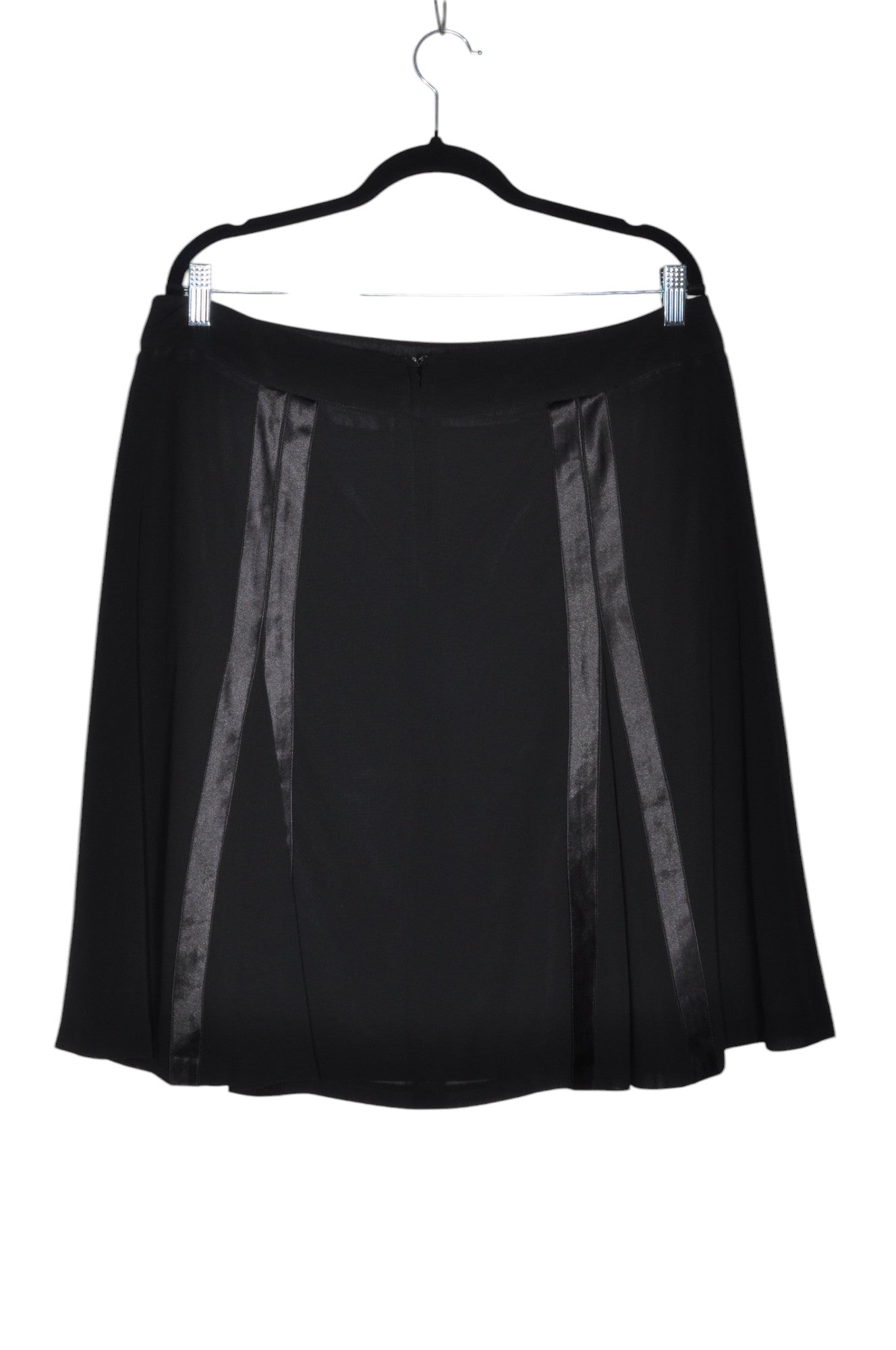 RIO SUD Stylish Women's Black Casual Regular-Fit Skirt - Size 16