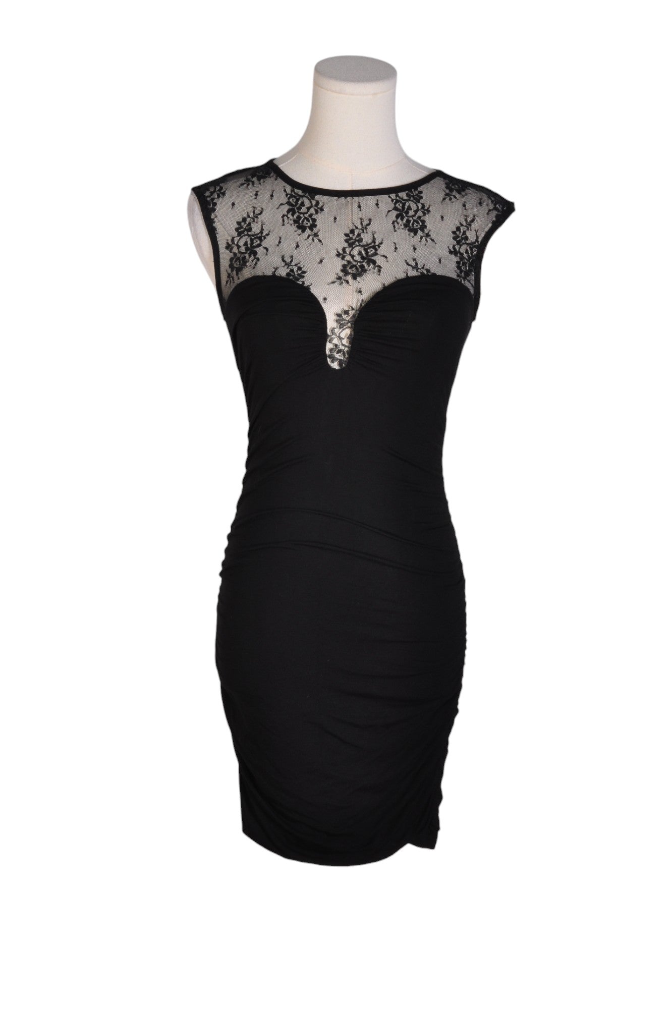 GUESS Stylish Women's Black Regular Fit Bodycon Dress - Size S