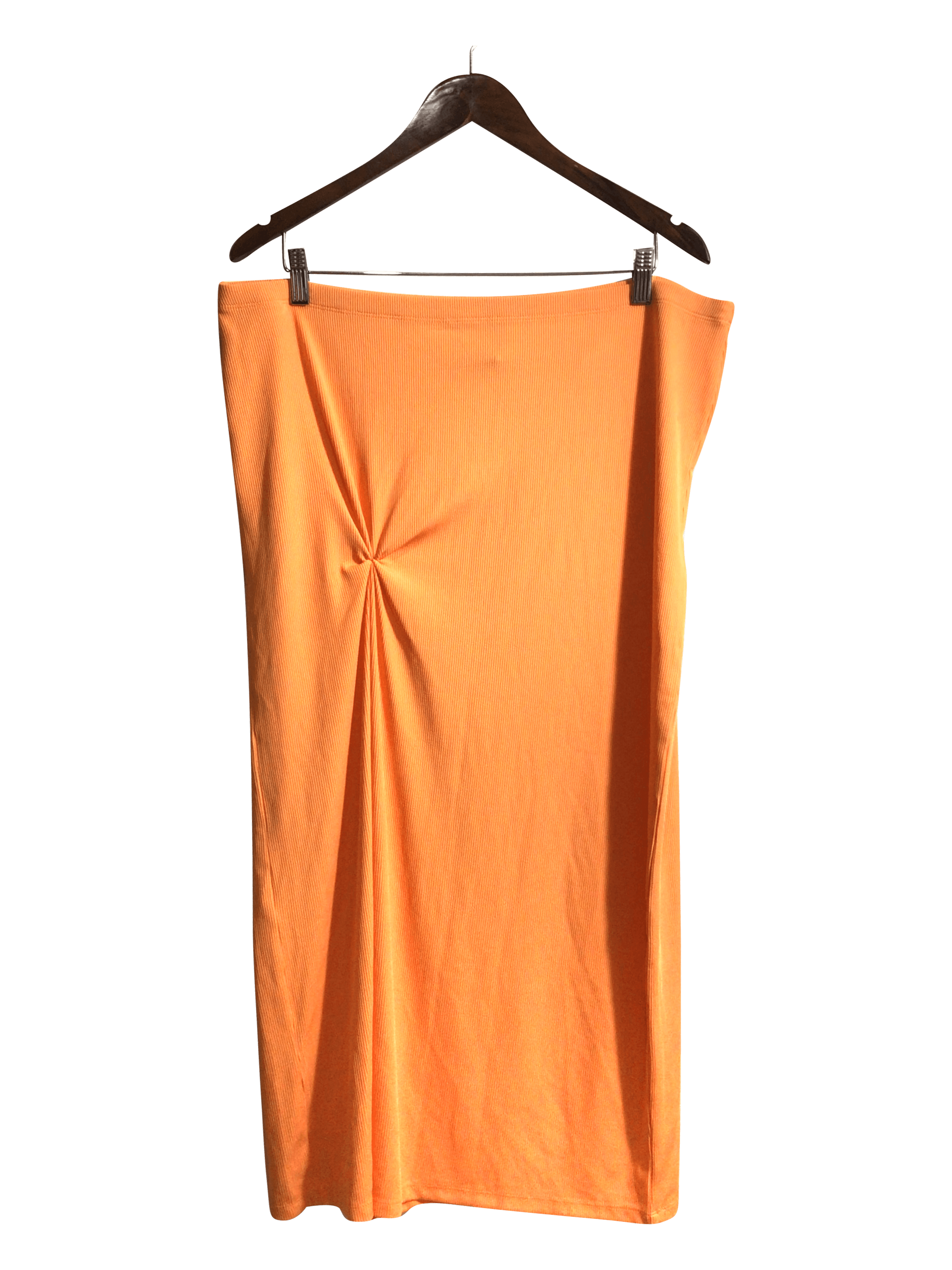 Stylish H&M Women's Orange Casual Skirts with Regular Fit - Size XL