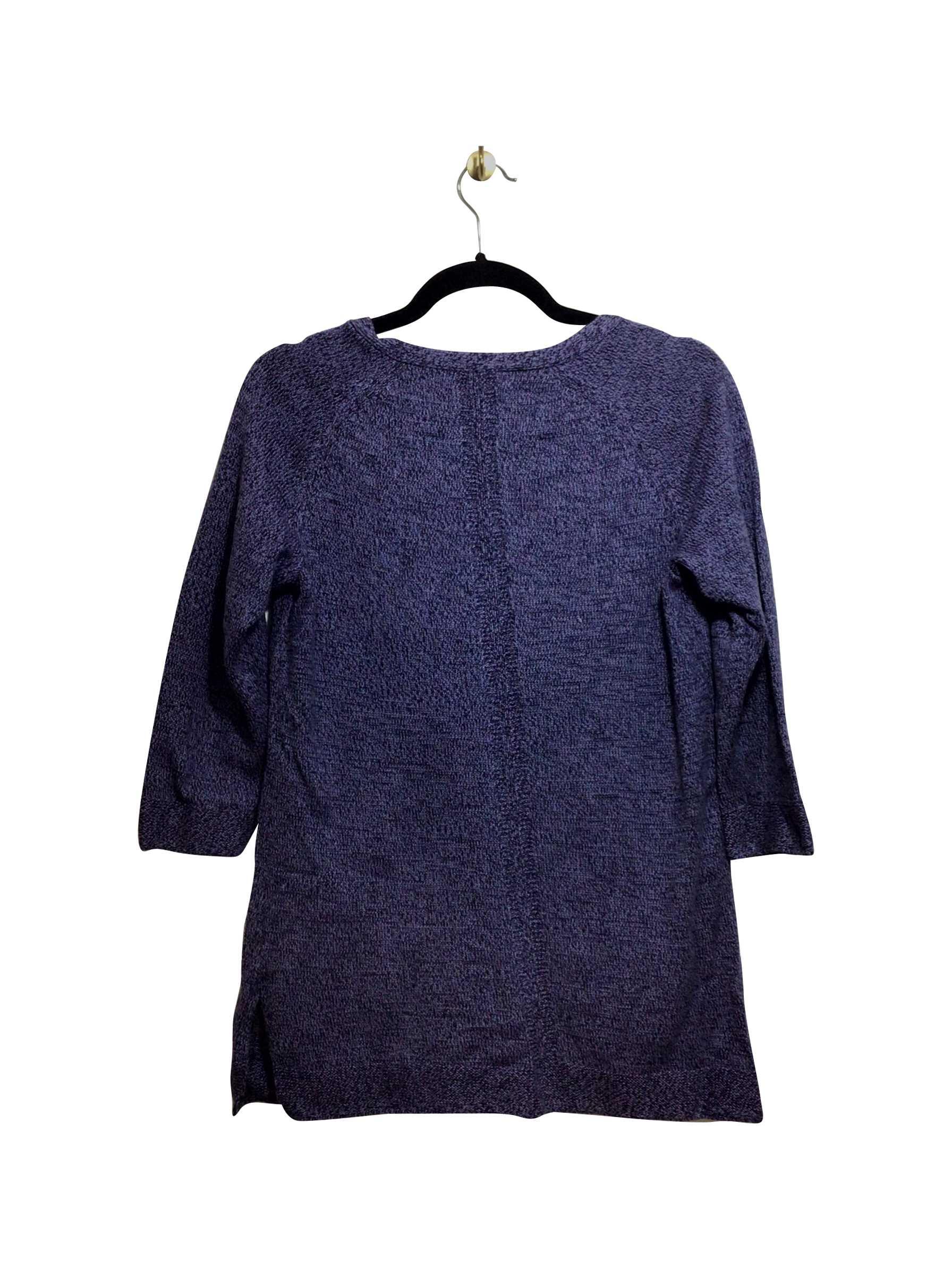 REITMANS Stylish Regular Fit Blue Long - Sleeve V - Neck T - shirt in XS