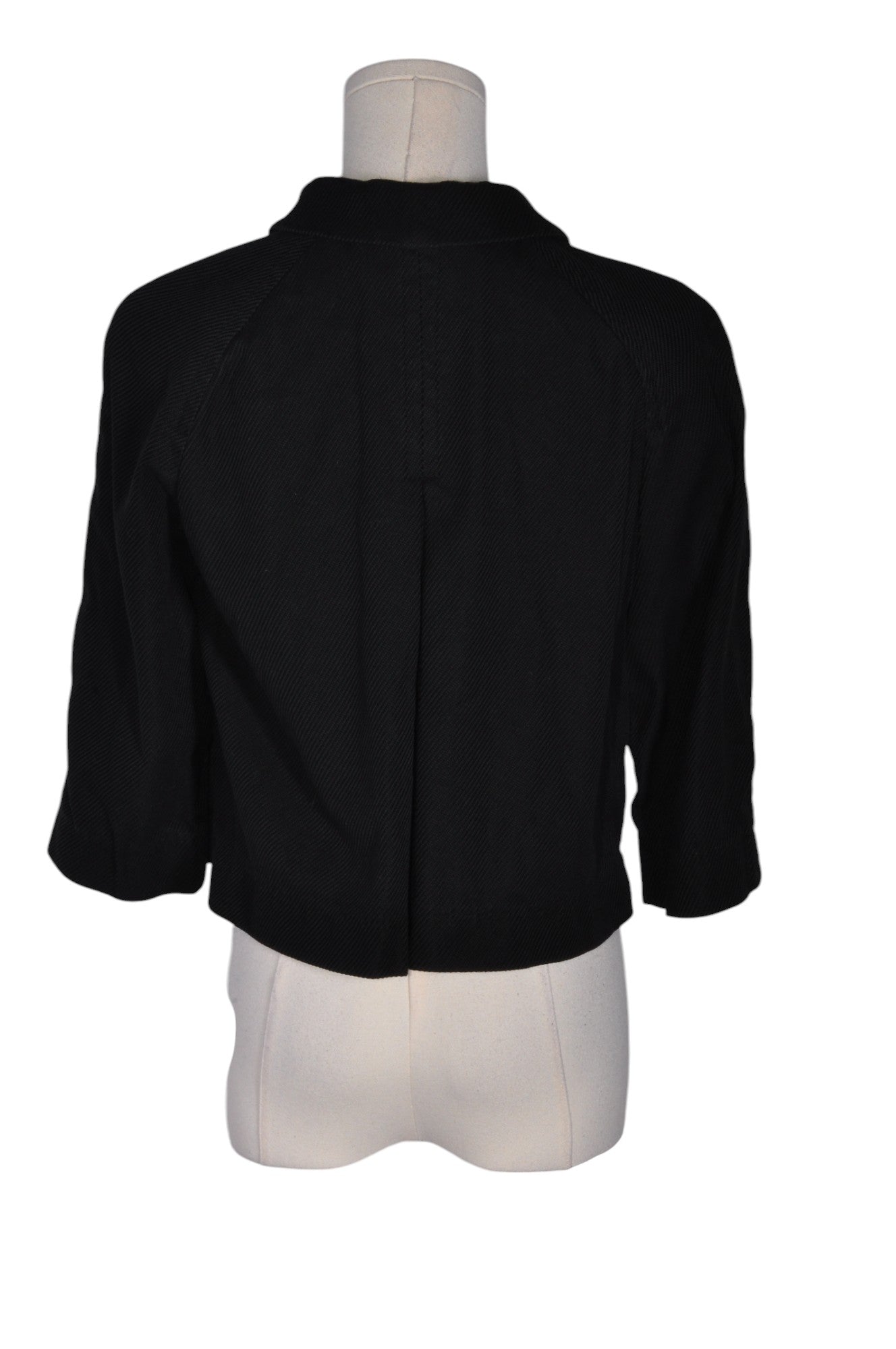 EXPRESS Stylish Women's Regular-Fit Black Blouse - Size M