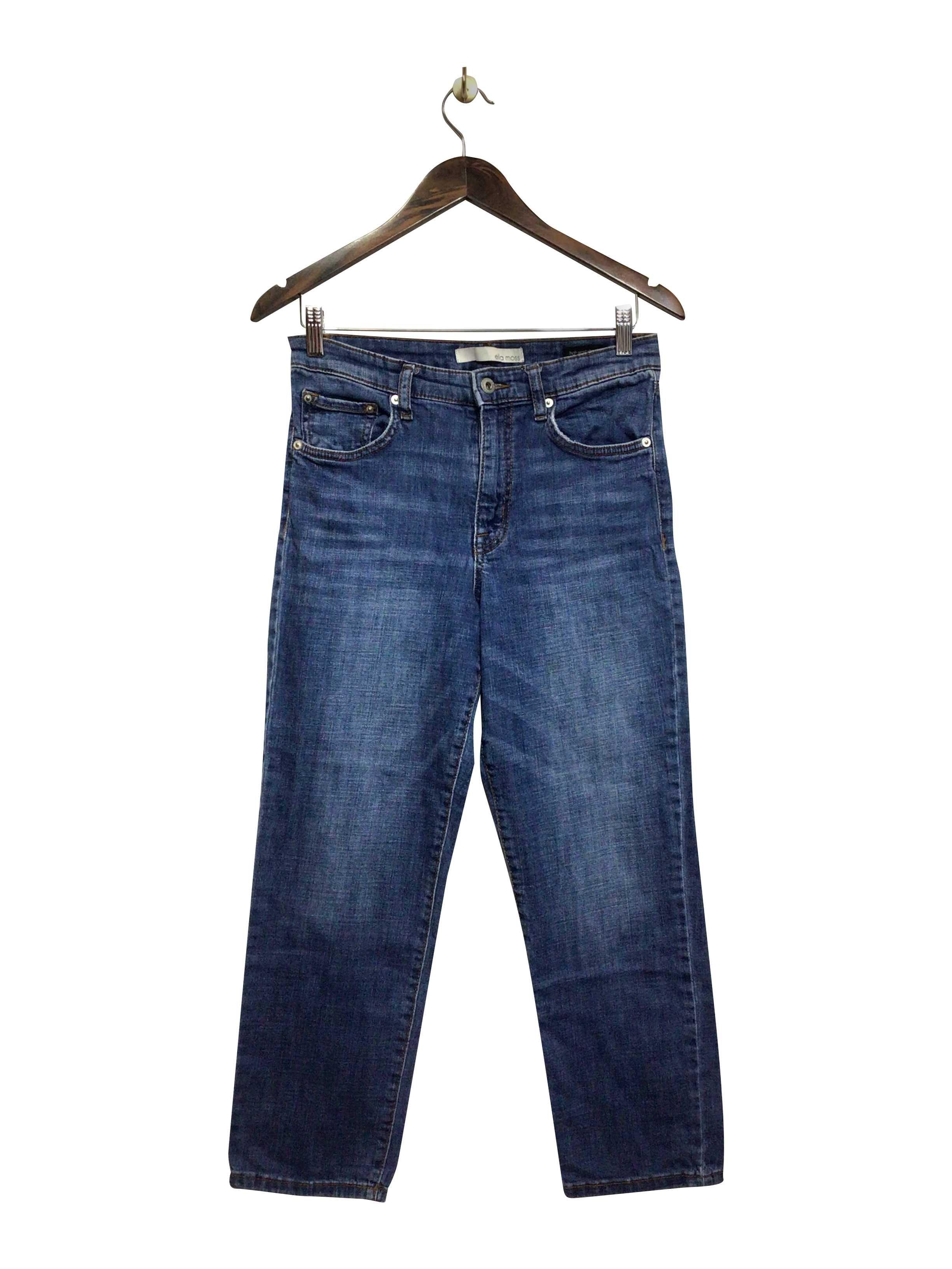 ELLA MOSS Stylish Regular Fit Blue Straight - Legged Second - Hand Jean, Size 27