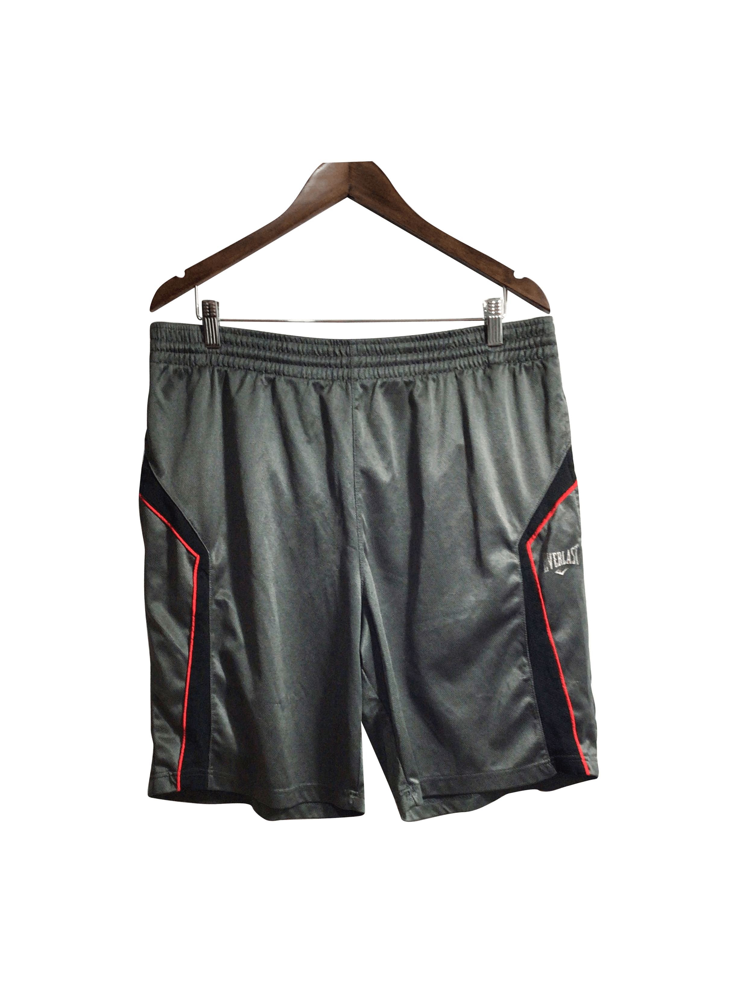 EVERLAST Men's Premium Activewear Gray Regular Fit Shorts - Size L