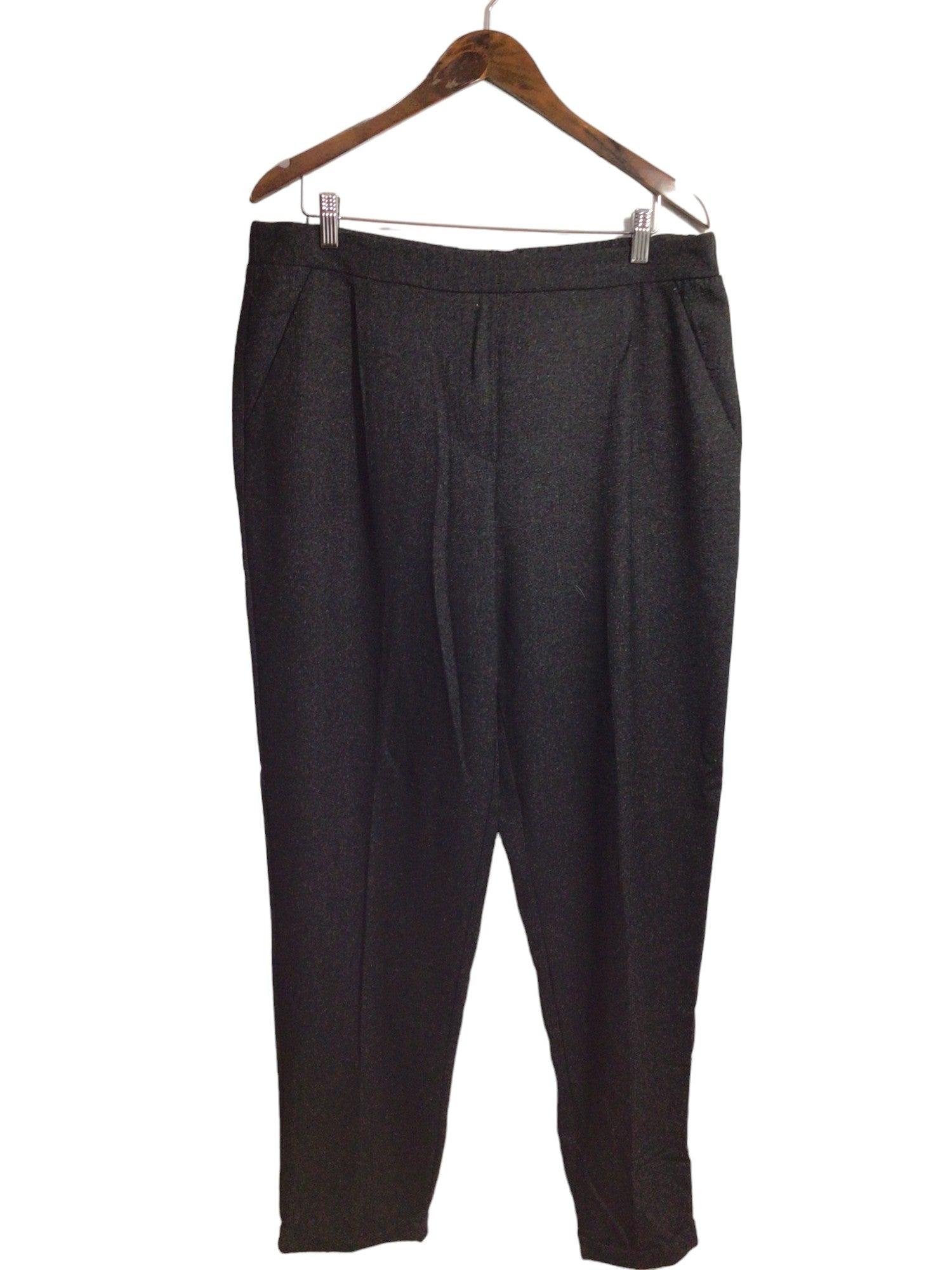 REITMANS Stylish Women's Black Regular Fit Work Pants - Size 16