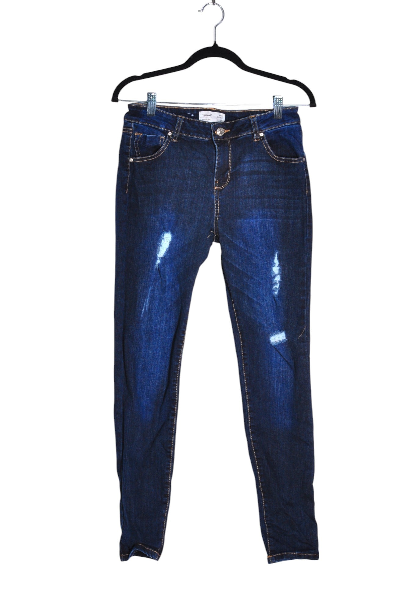 ARDENE Stylish Women's Blue Regular Fit Straight-Legged Jeans - Size 9