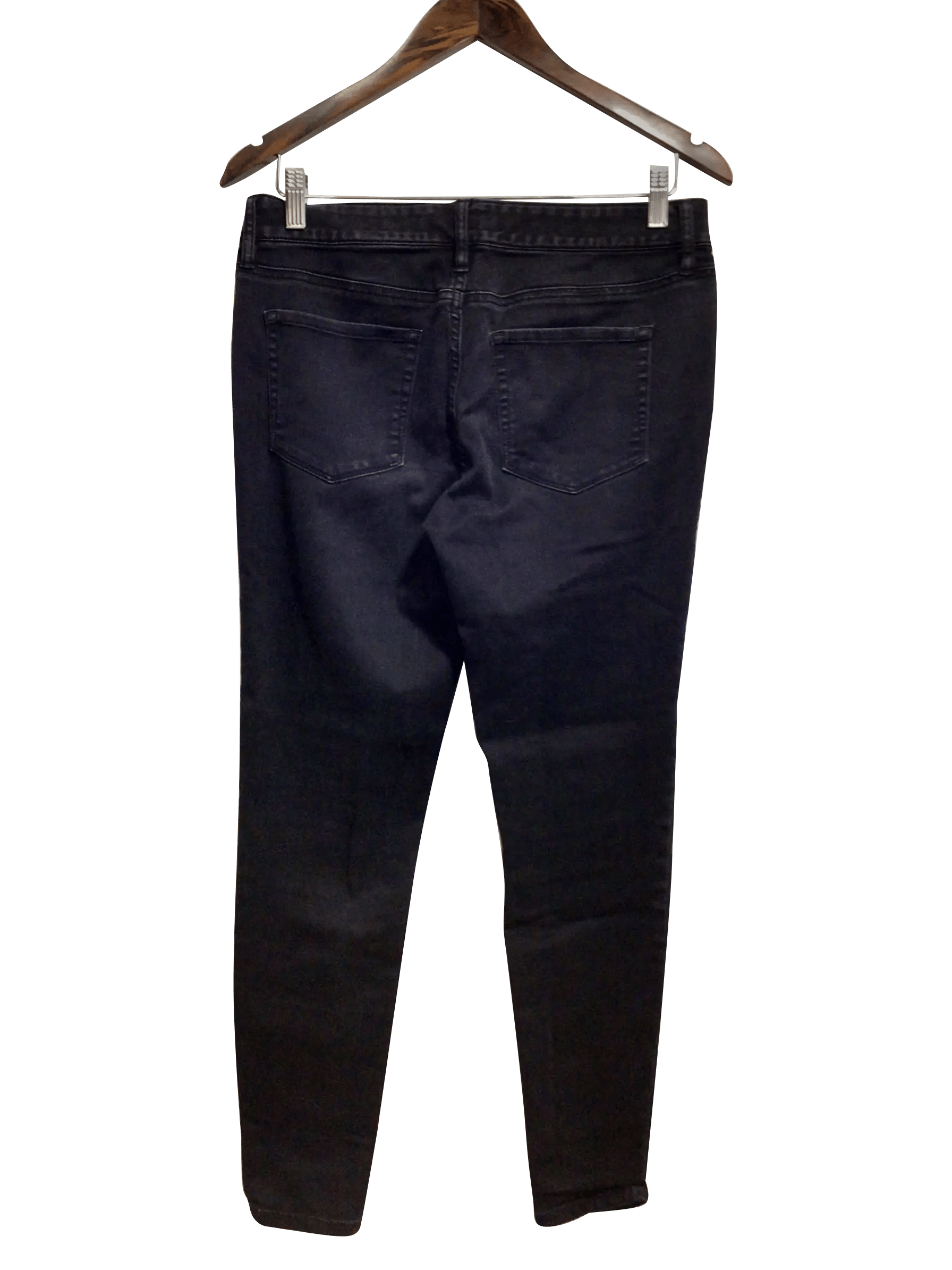 JOE FRESH Stylish Regular Fit Black Straight - Legged Jeans Size 29