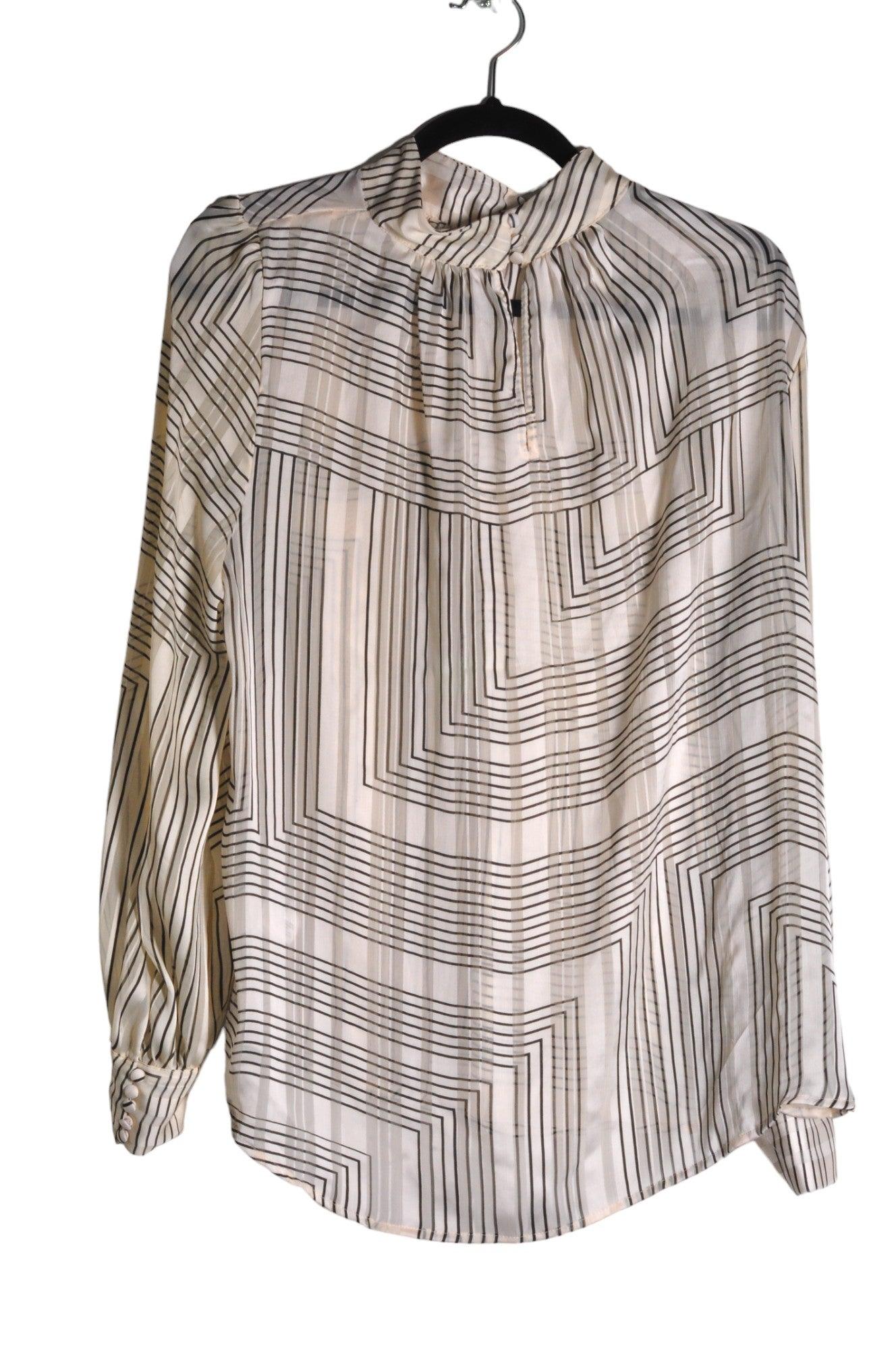 Stylish H&M Second-Hand Women's Regular Fit White Blouse - Size L