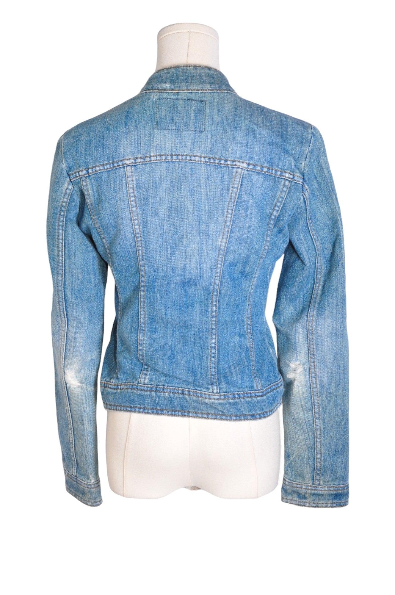 GUESS Stylish Women's Blue Regular Fit Denim Jackets - Size S