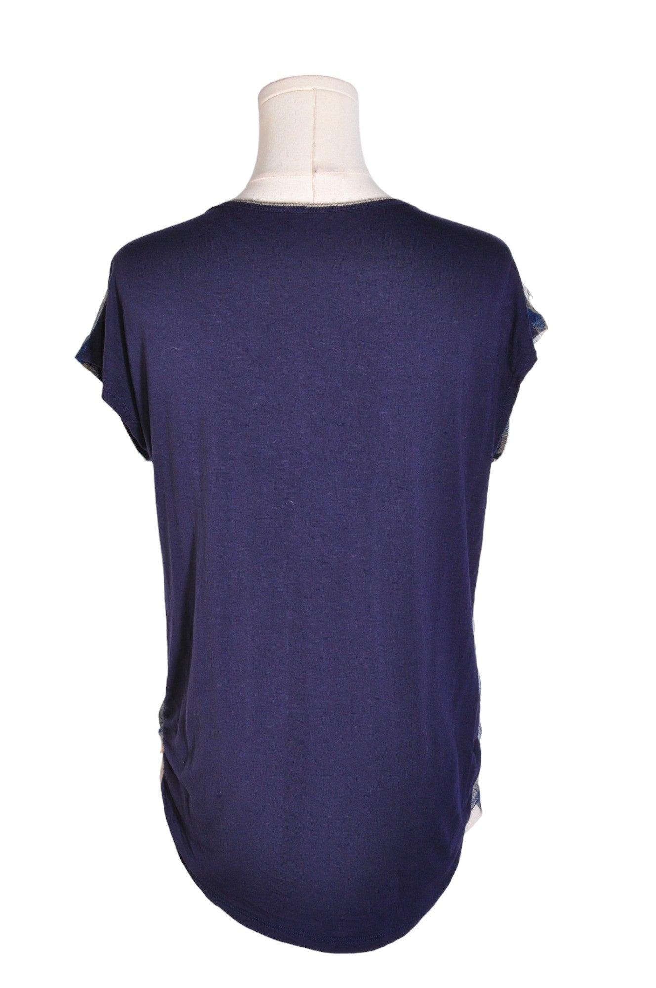 Stylish EDISTA Blue Regular Fit Women's T-Shirt - Size S
