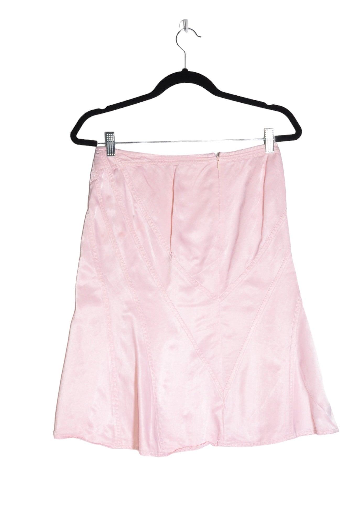 EXPRESS Women's Pink Casual Regular-Fit Skirt in Size S