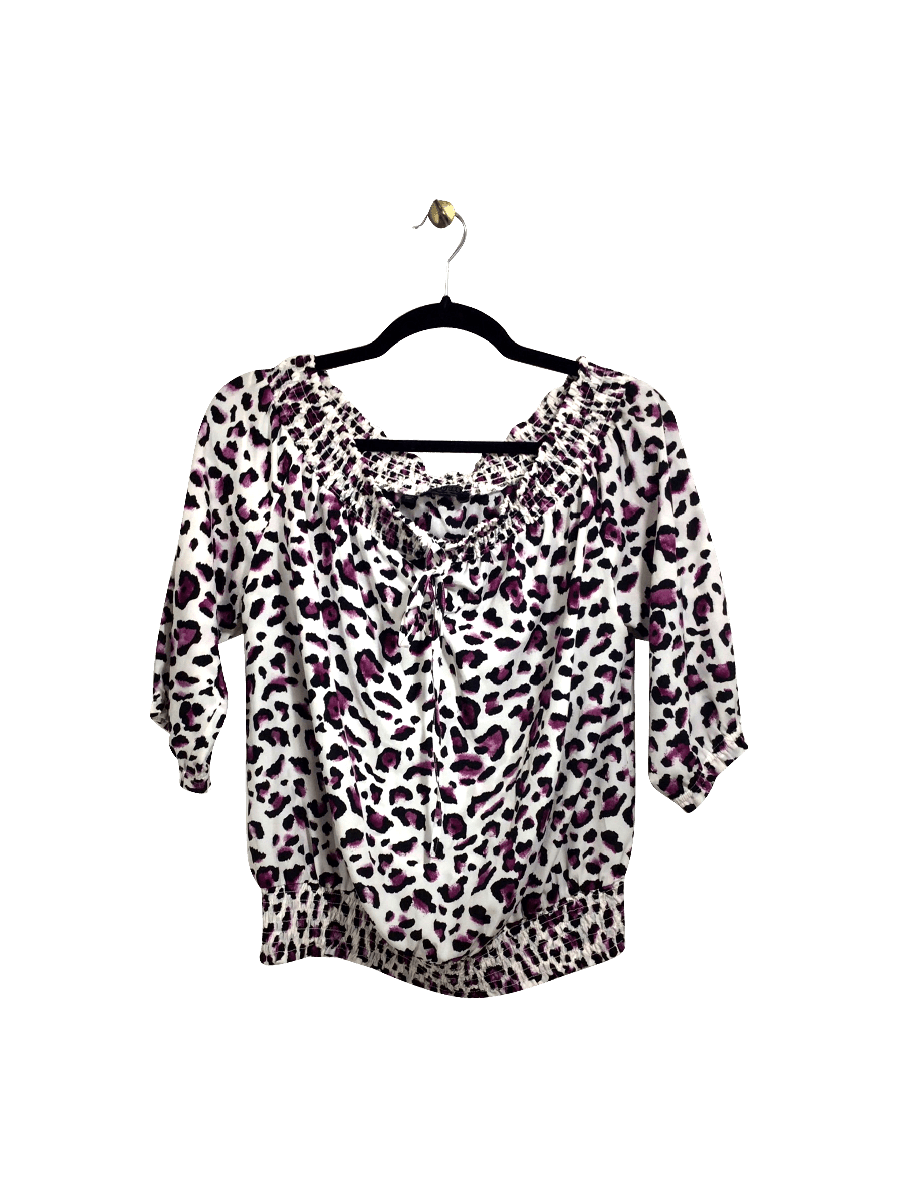 Stylish GUESS White Regular Fit Blouse - Size L