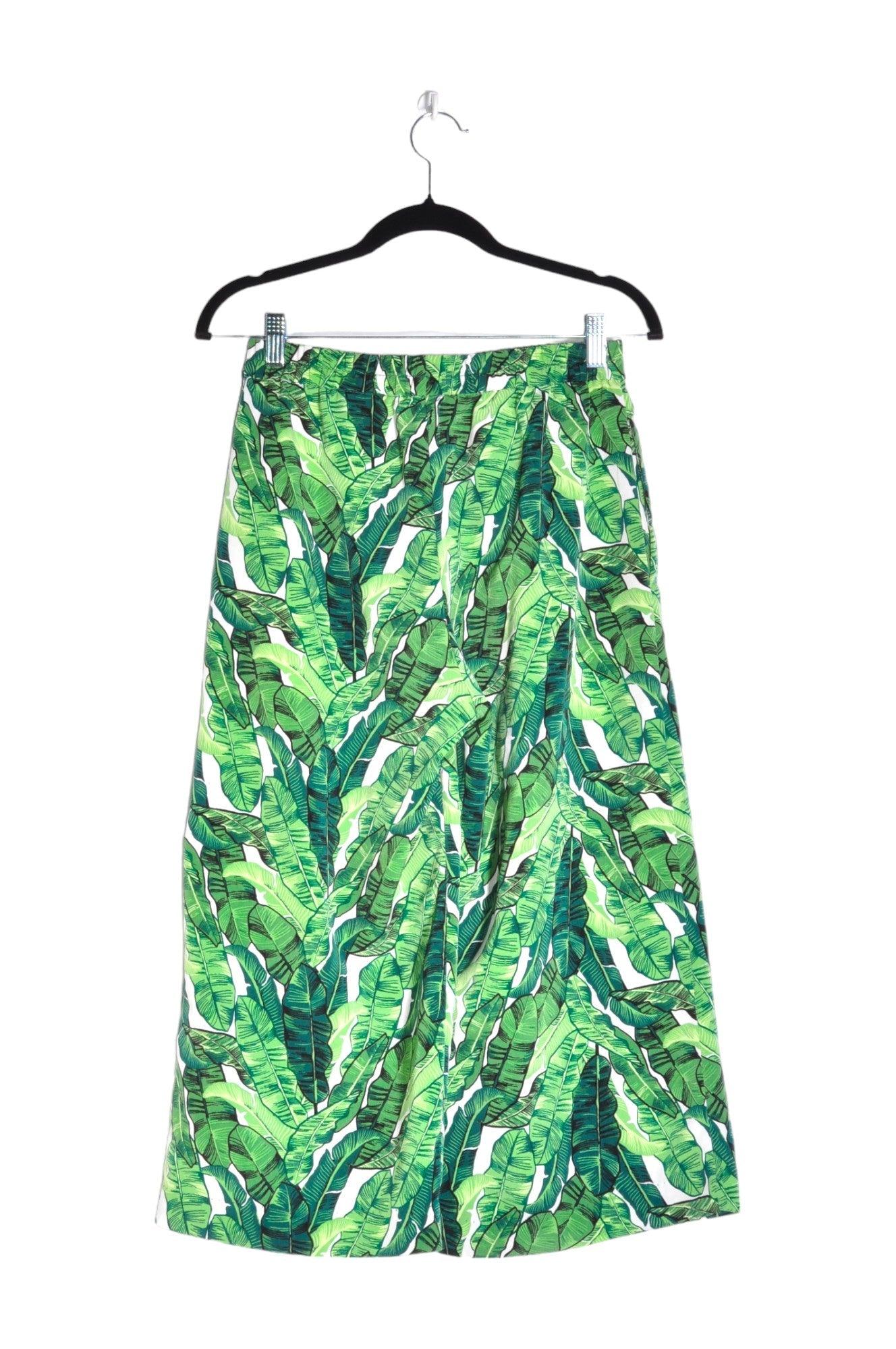 H&M Second - Hand Women's Green Regular - Fit Casual Ankle - Length Skirt Size 6