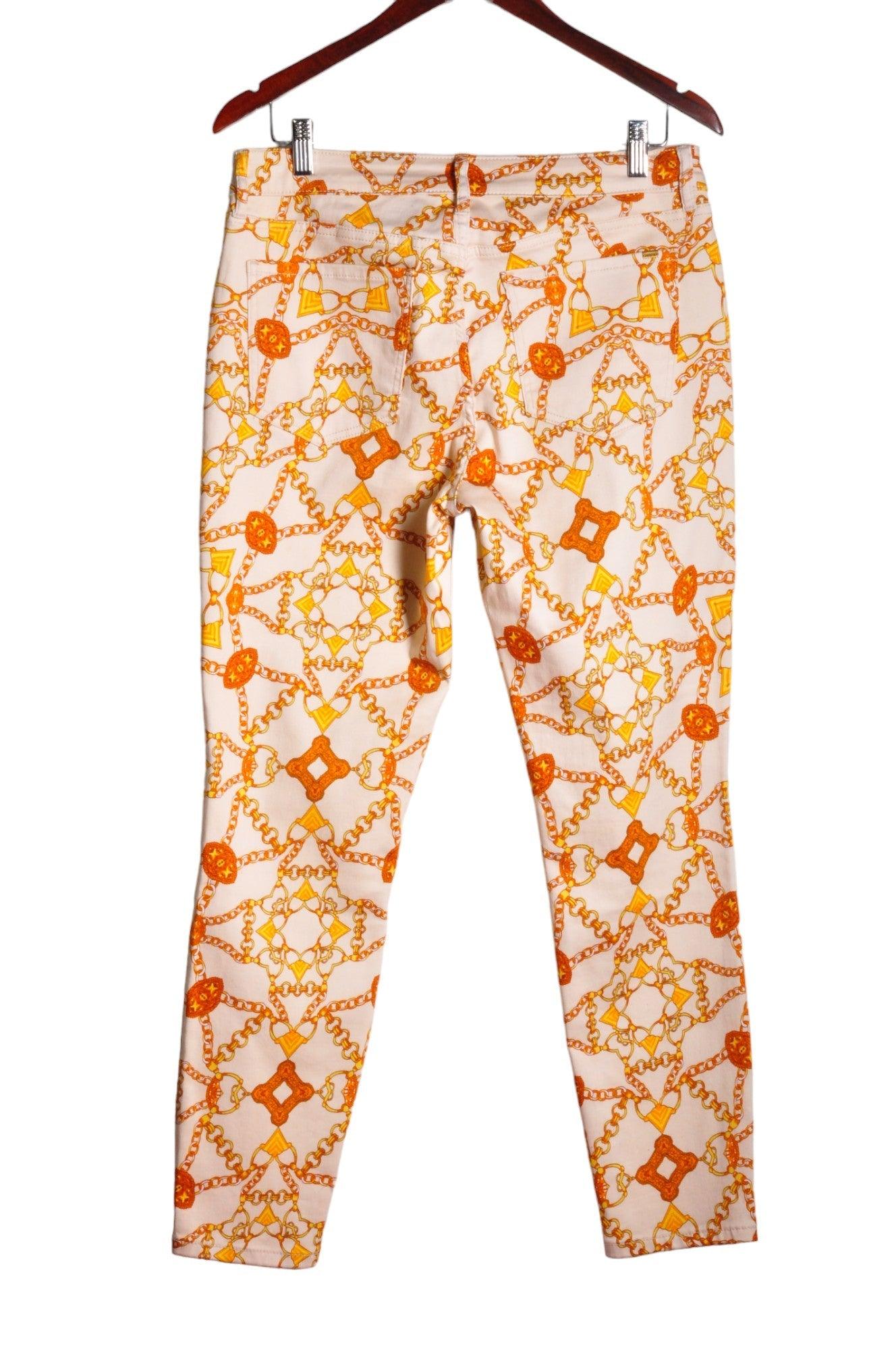 Stylish GUESS Women's Regular Fit Yellow Work Pants - Size 31x28