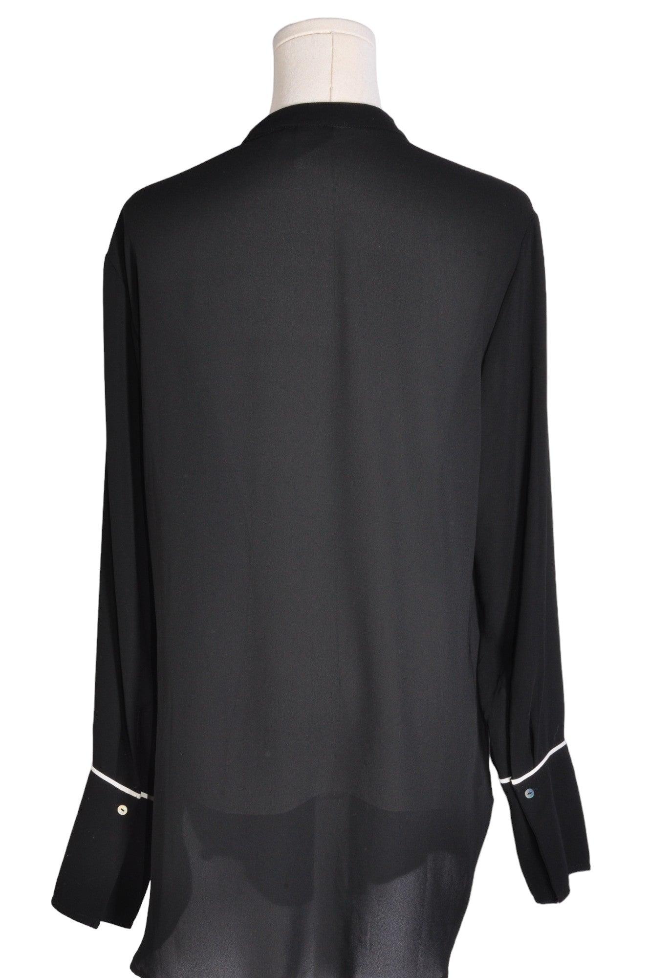 H&M Women's Classic Black Button Down Regular Fit Tops - Size 12